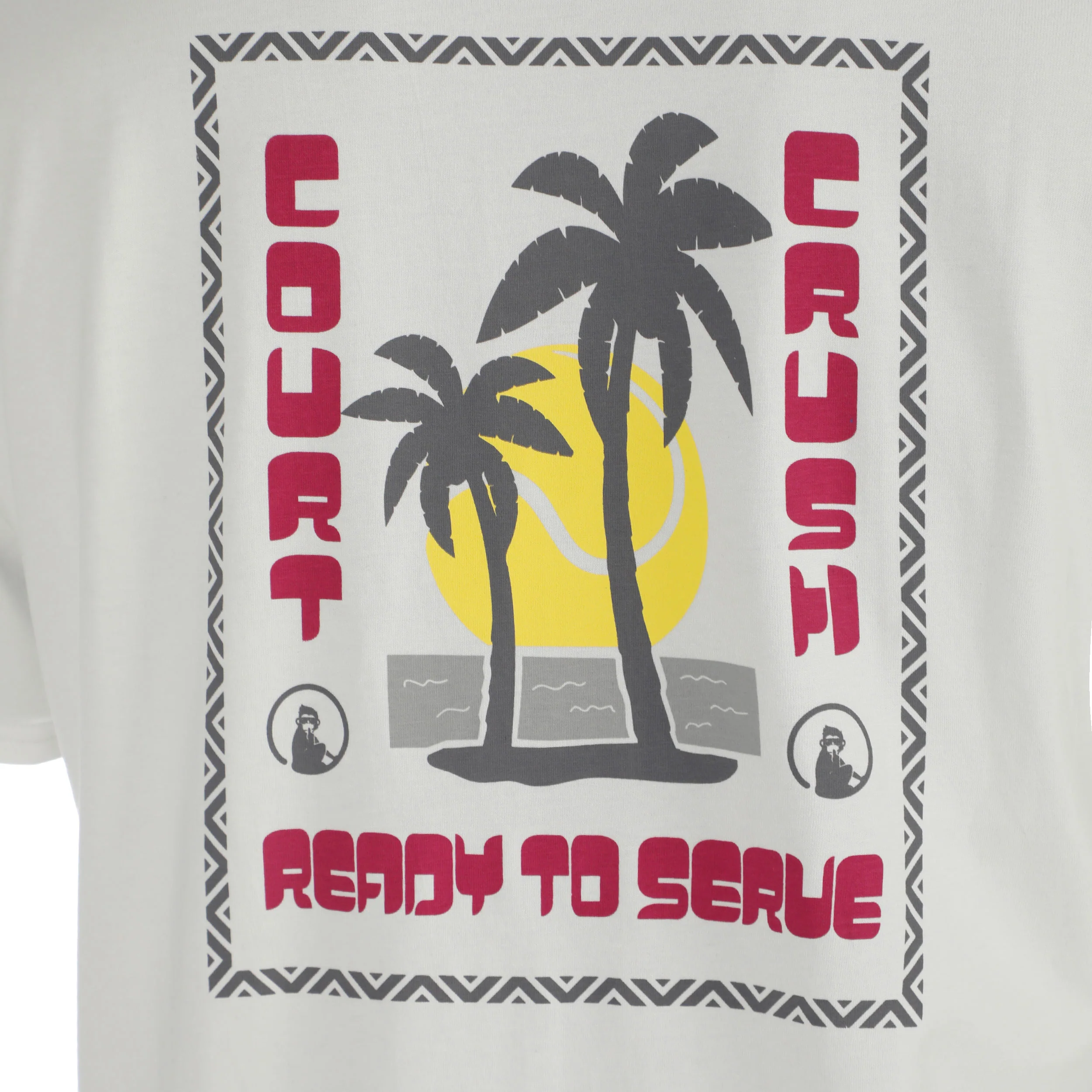 Sunset Camiseta de manga corta Hombres-gris claro, gris oscuro - Image 5
