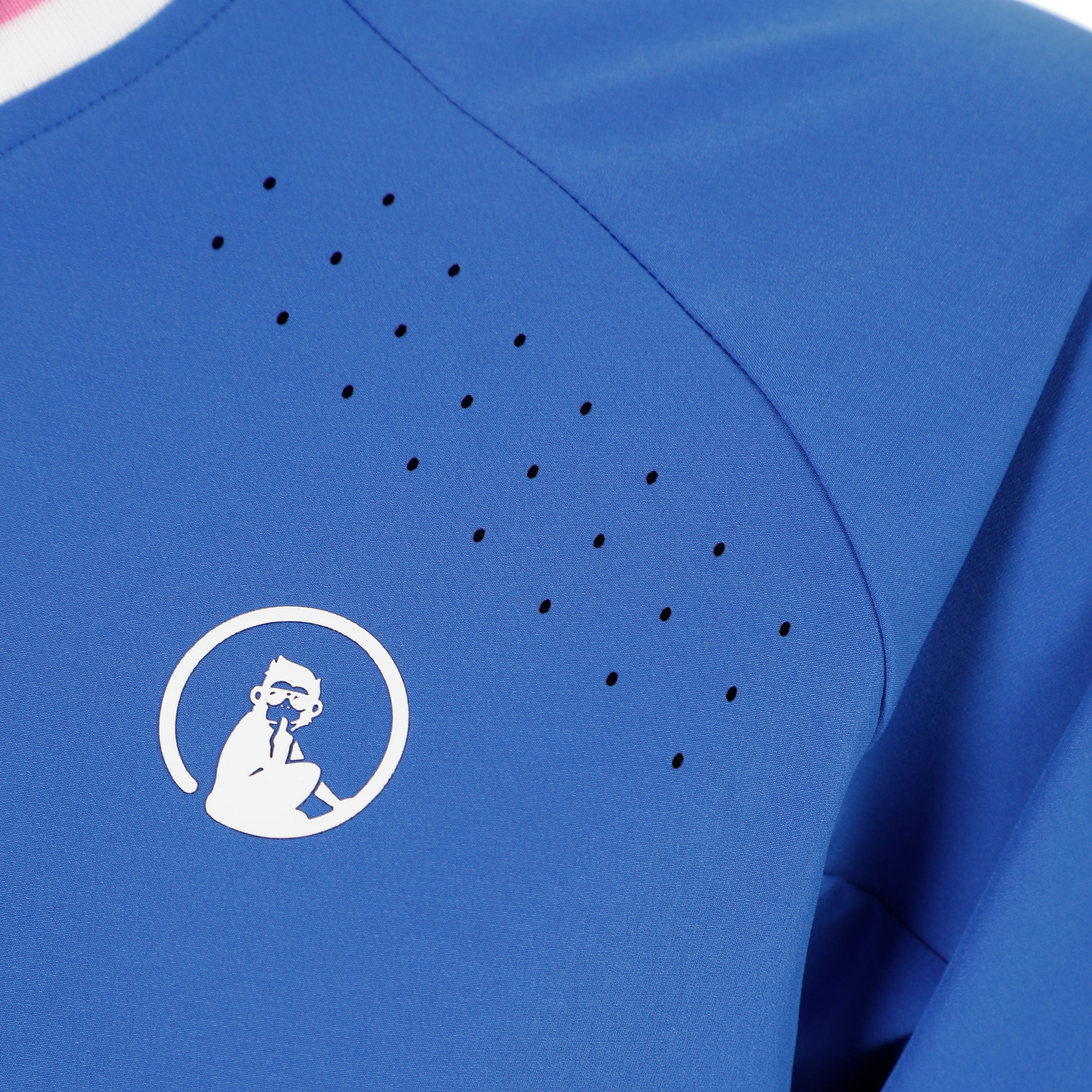 Tipping Chaqueta de entrenamiento Mujeres - azul, blanco - Image 3