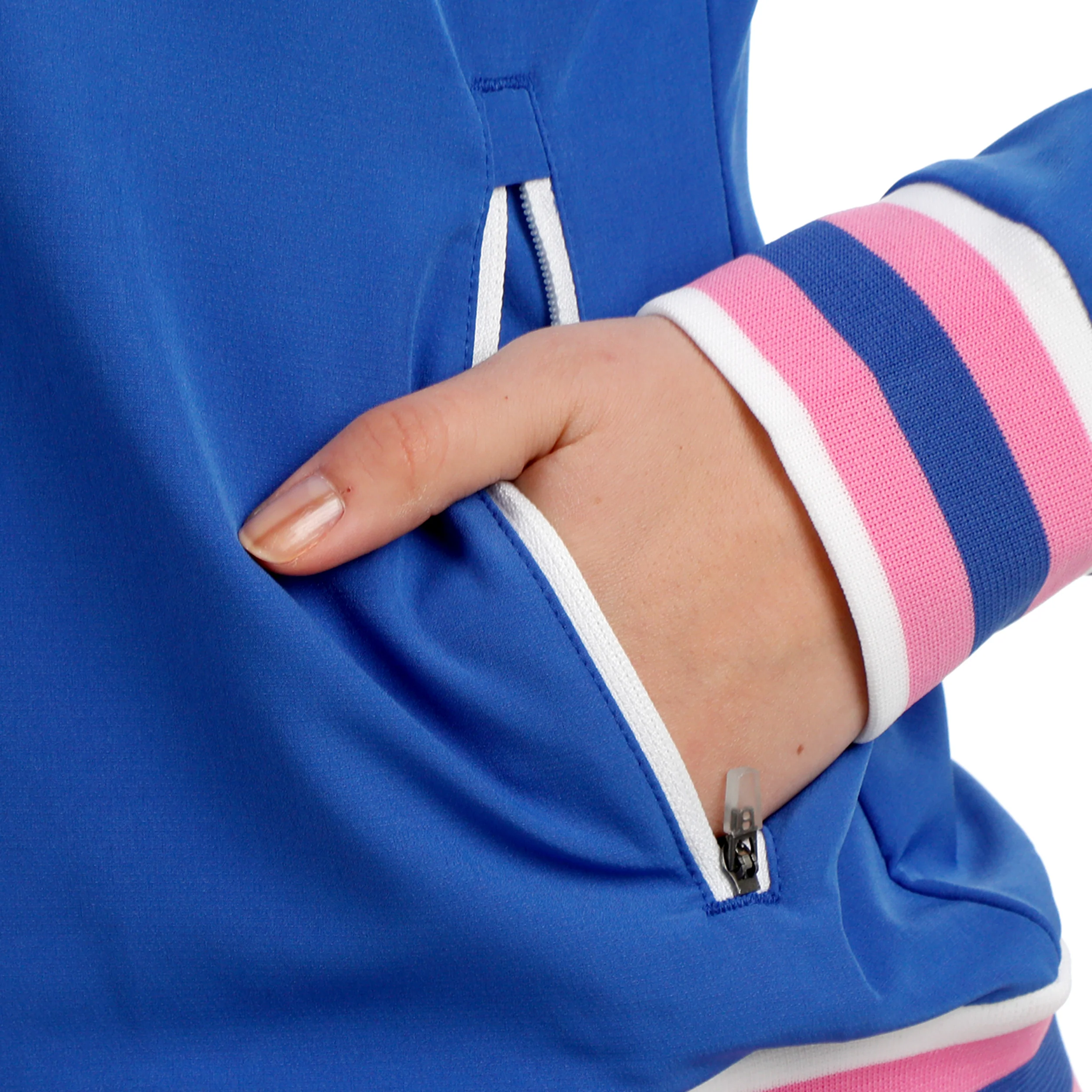 Tipping Chaqueta de entrenamiento Mujeres - azul, blanco - Image 9