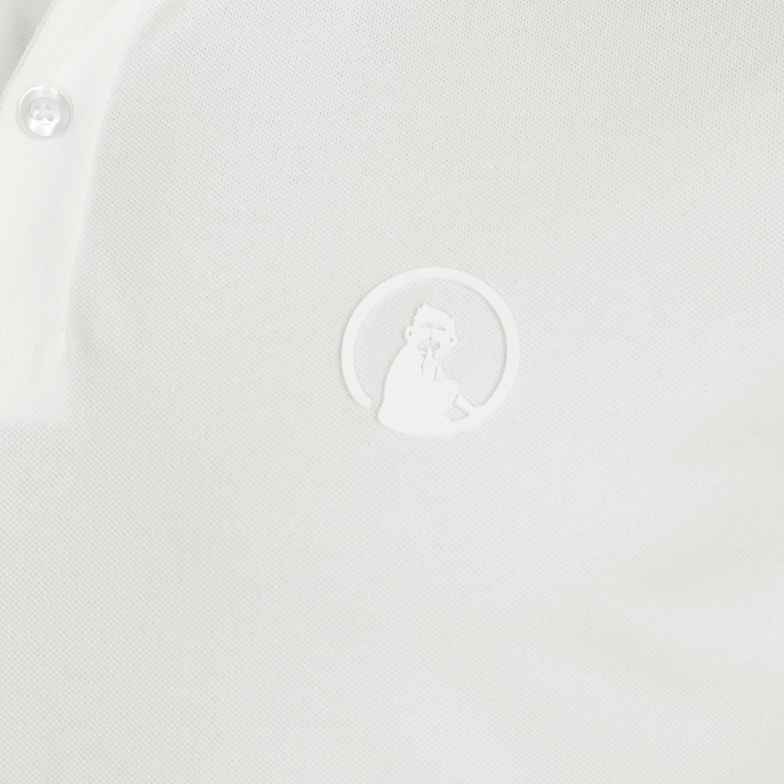 Tonal Core Polo Hombres-crema - Image 3