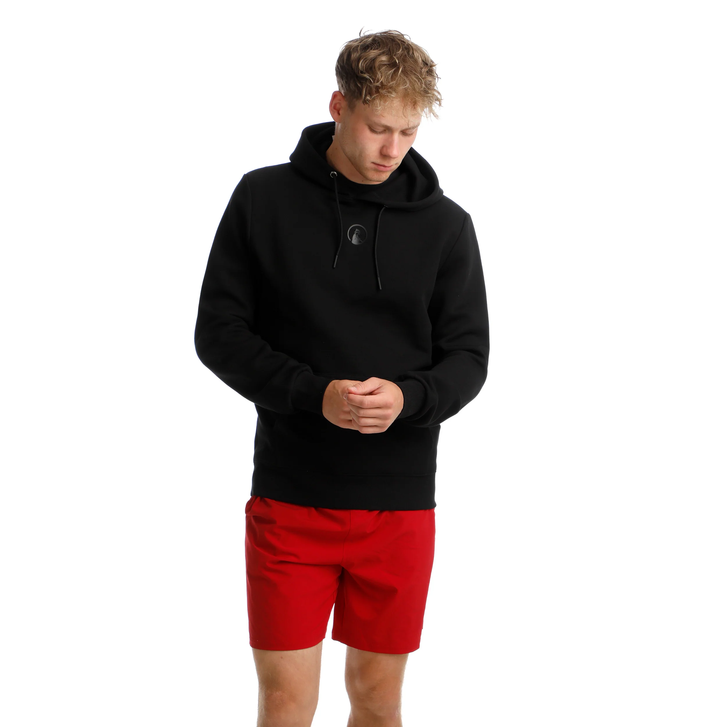 Tonal Core Sudadera Con Capucha Hombres-Negro - Image 5