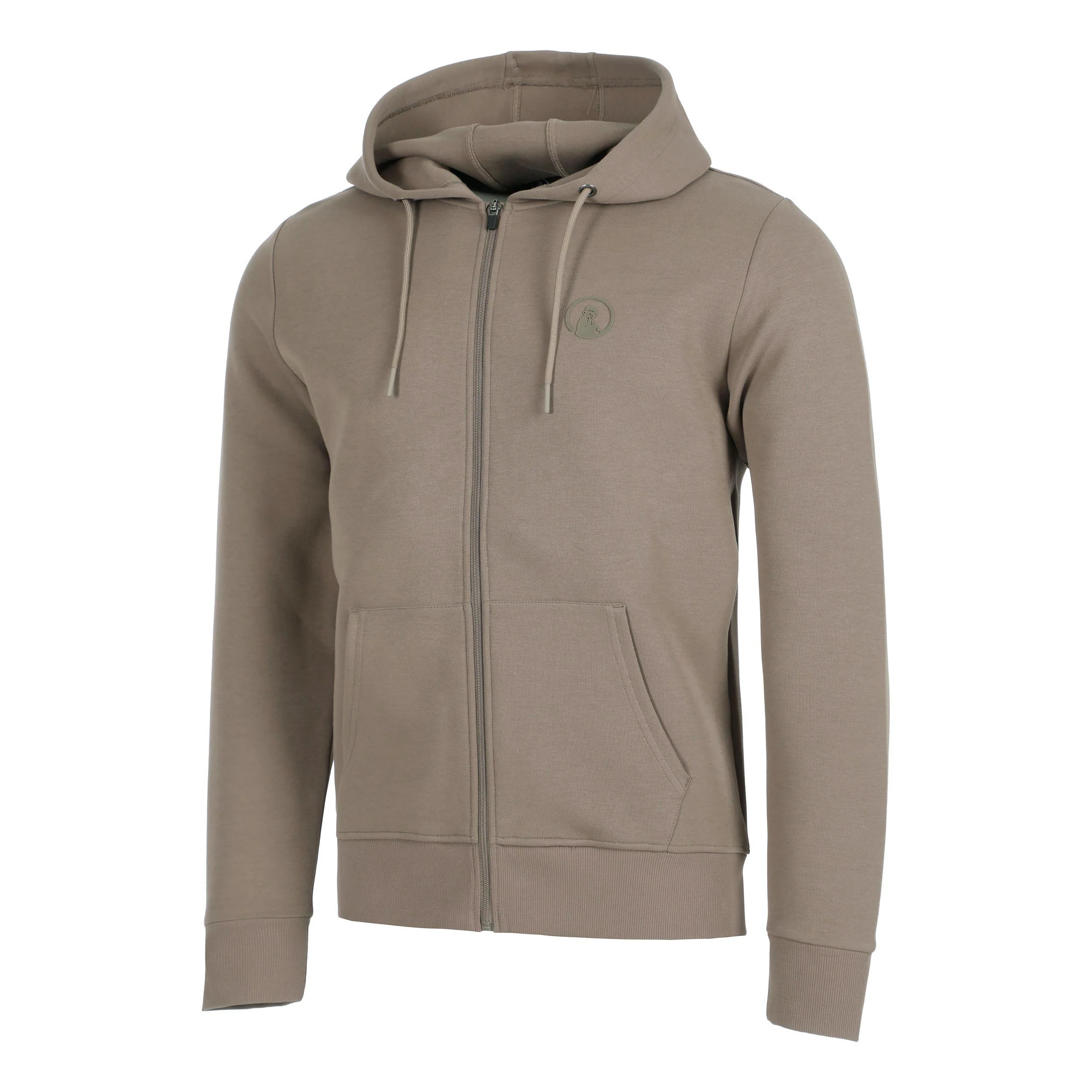 Tonal Core Zip Sudadera con cremallera Hombres - gris, marrón