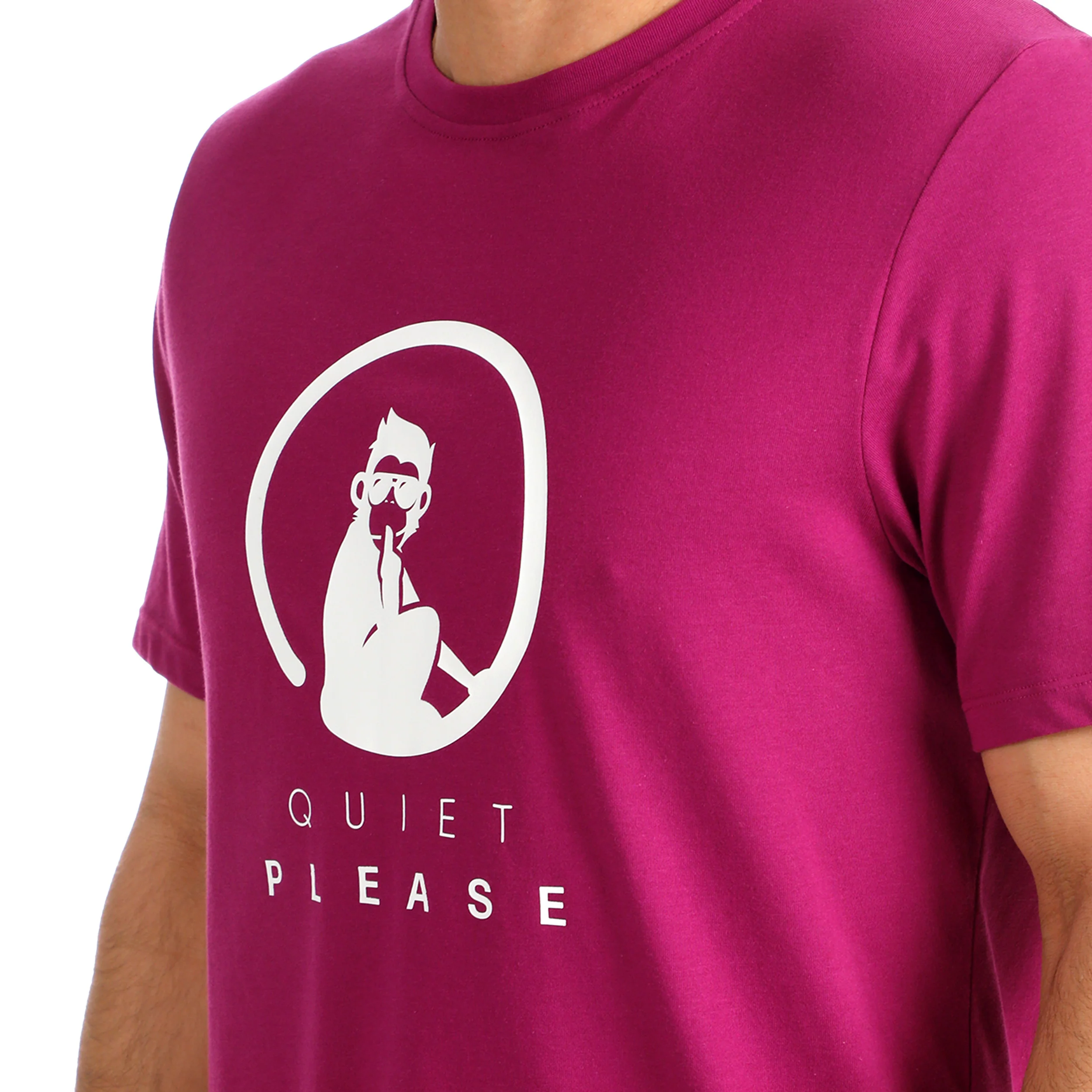 Trainings Camiseta de manga corta Hombres-berry, blanco - Image 8