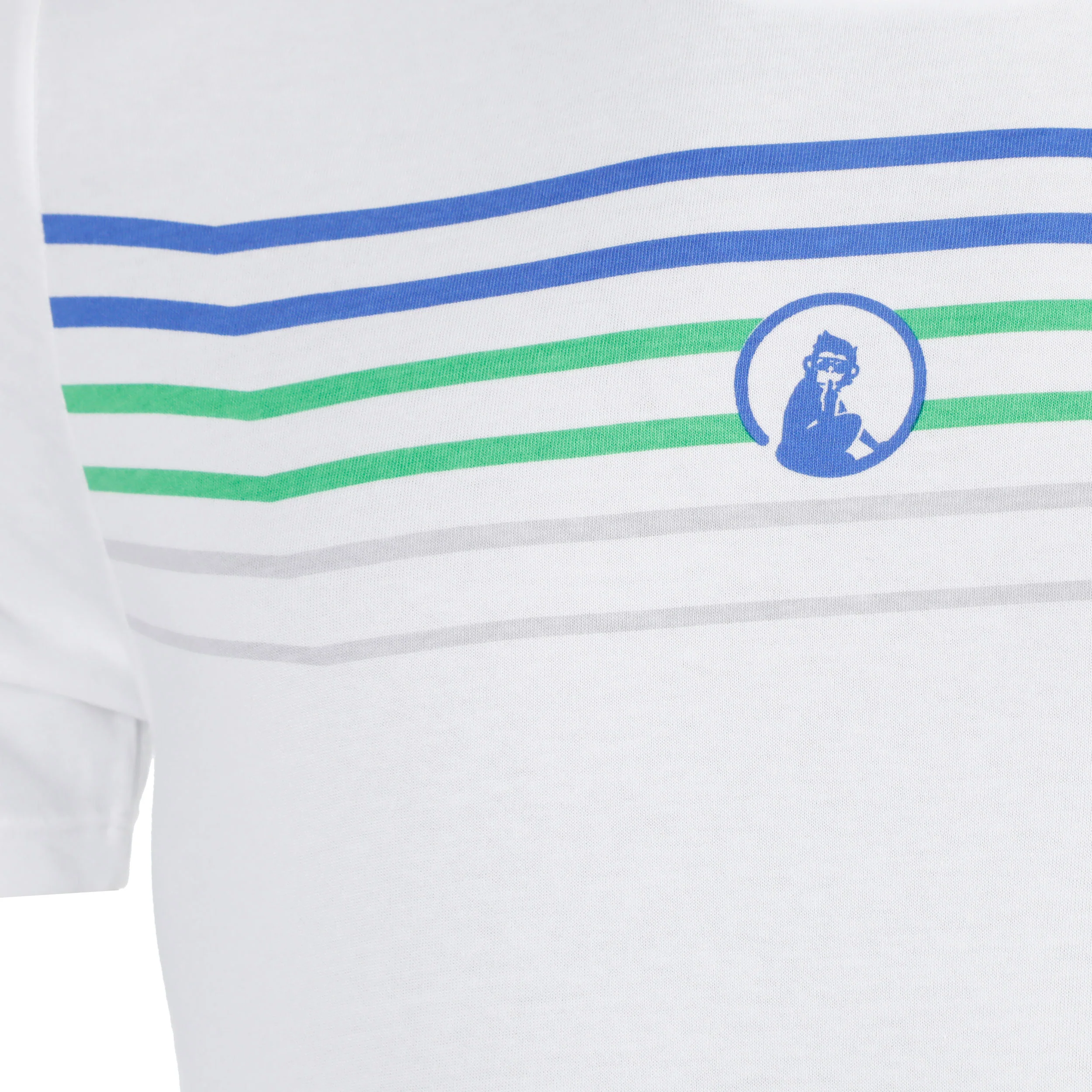 Trainings Stripe Camiseta de manga corta Hombres - blanco, naranja - Image 4