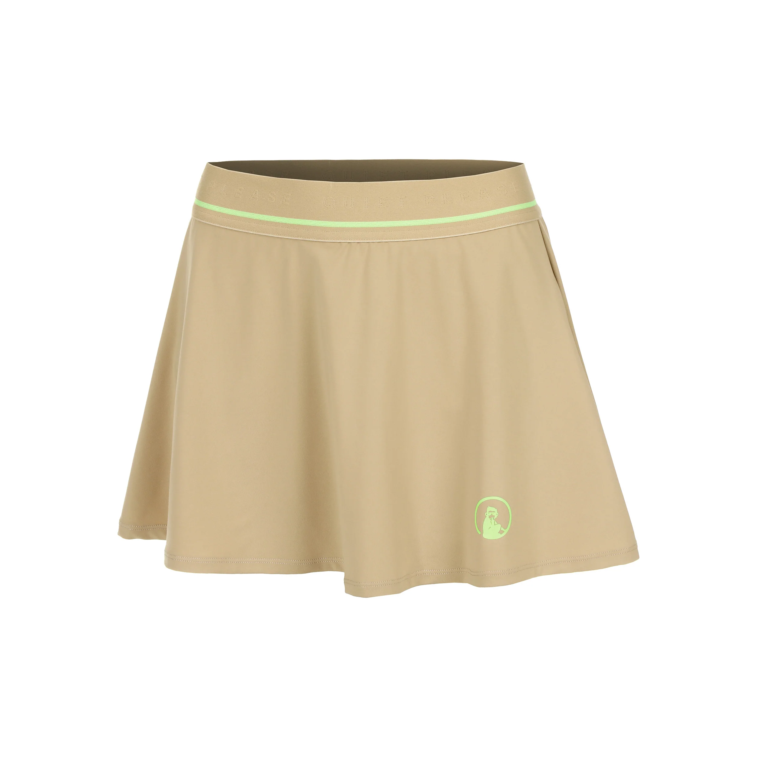 Wild Bounce Falda Mujeres-Beige,Verde Neón