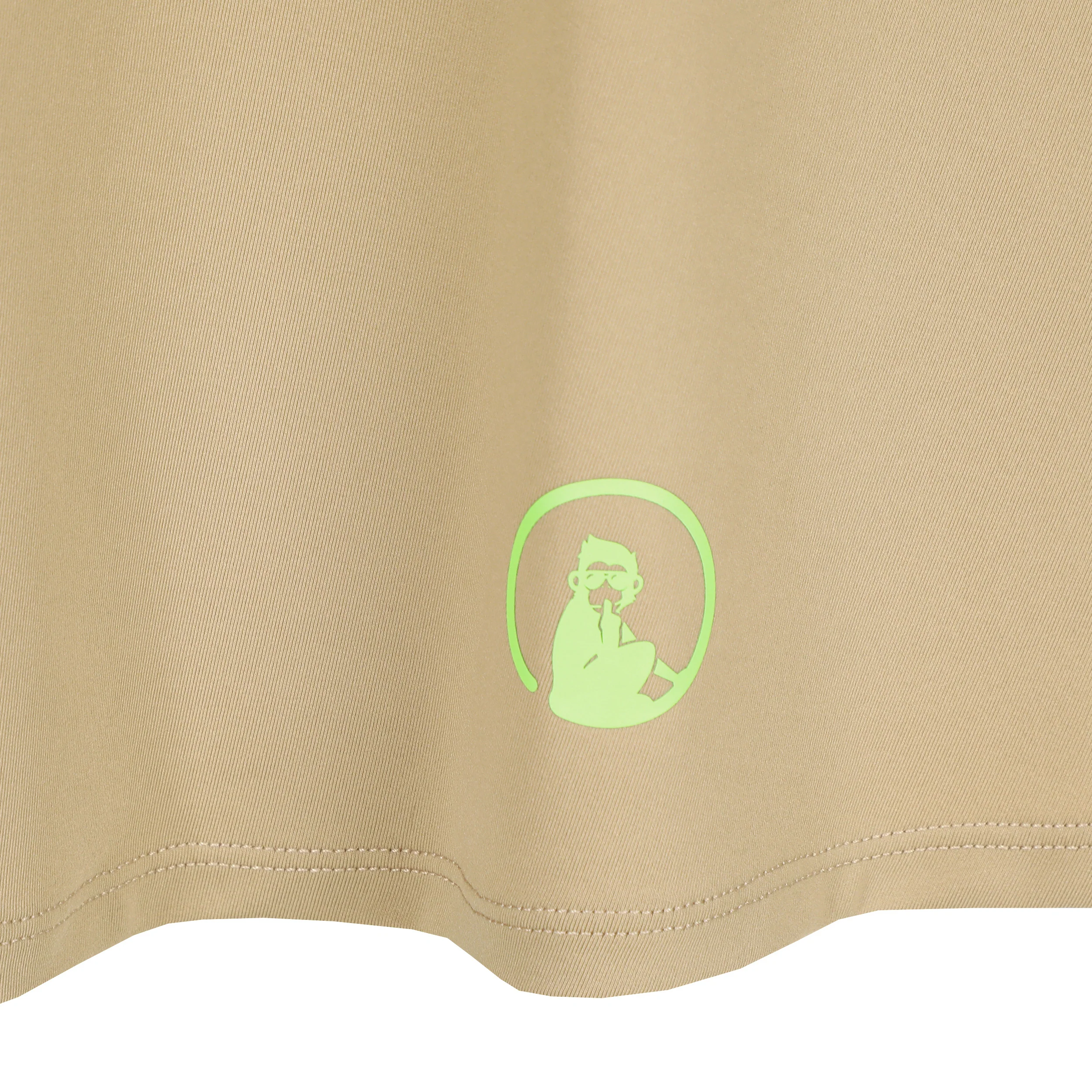 Wild Bounce Falda Mujeres-Beige,Verde Neón - Image 3