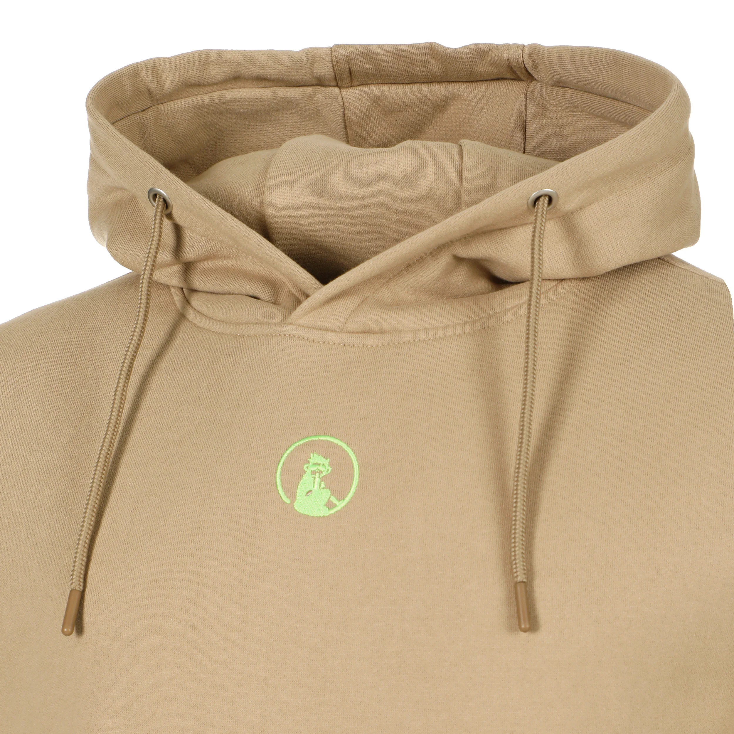 Wild Collage Sudadera Con Capucha Hombres-Beige,Multicolor - Image 4