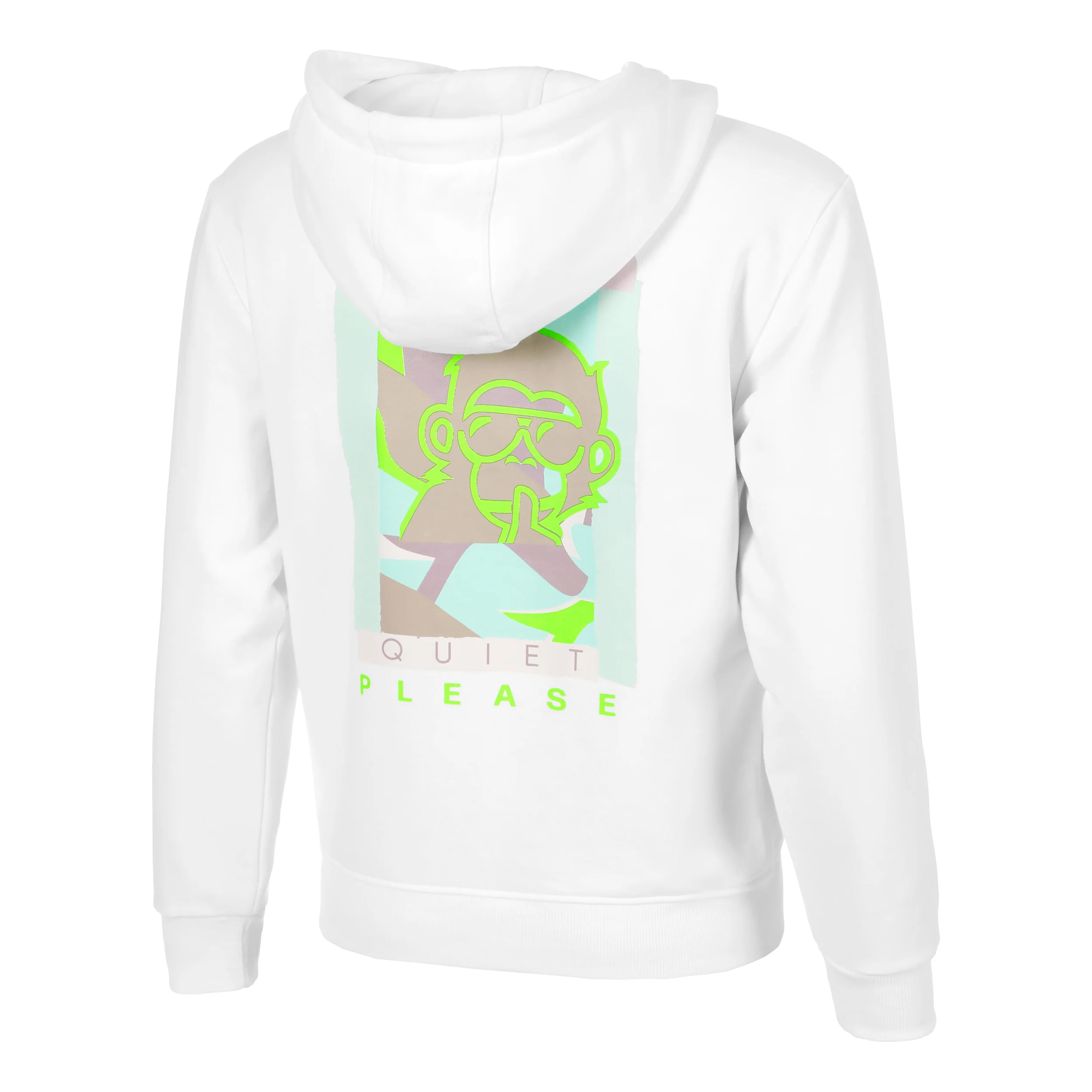 Wild Collage Zip Sudadera Con Cremallera Mujeres-Blanco,Multicolor - Image 3