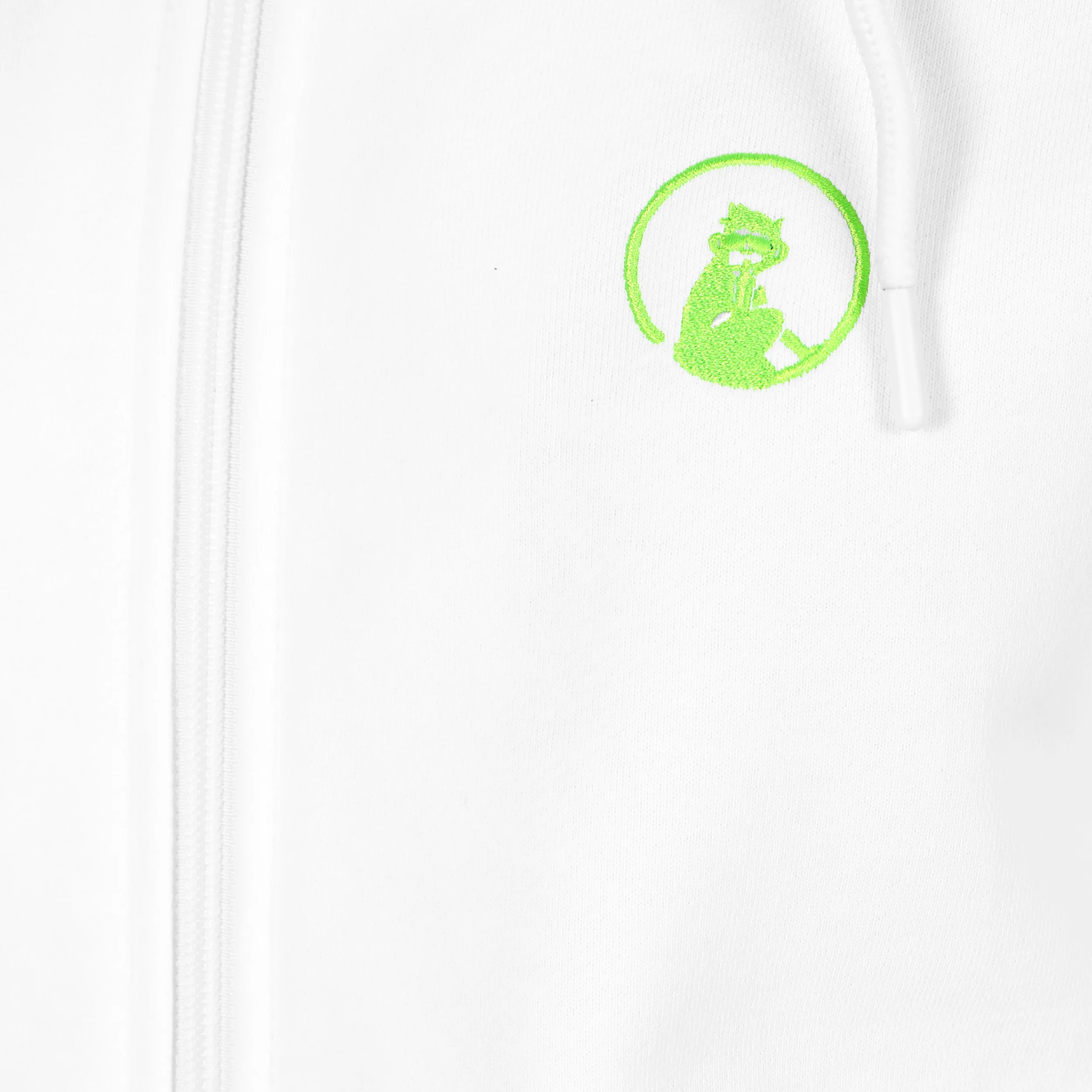 Wild Collage Zip Sudadera Con Cremallera Mujeres-Blanco,Multicolor - Image 4
