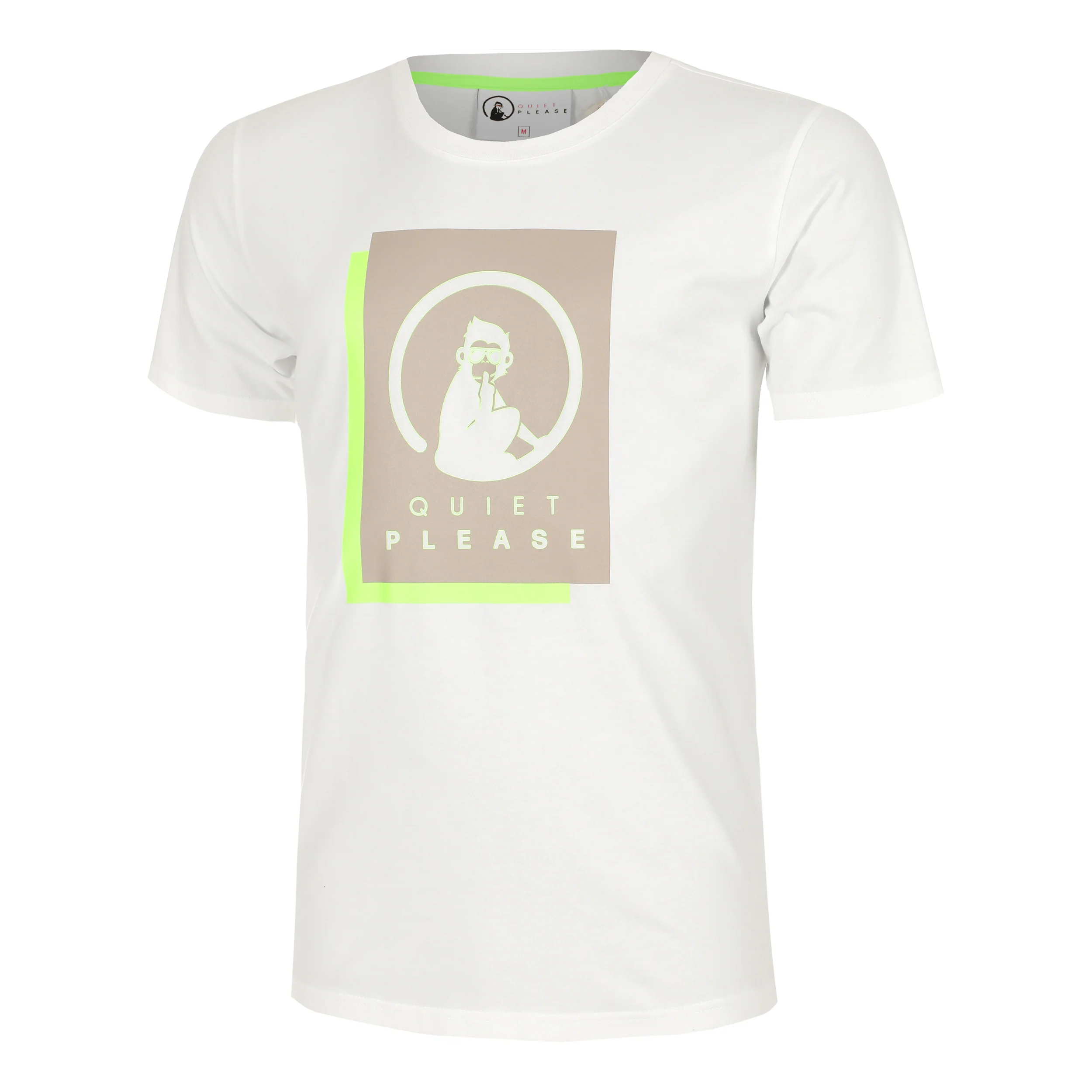 Wild Layer Camiseta De Manga Corta Hombres-Blanco,Multicolor