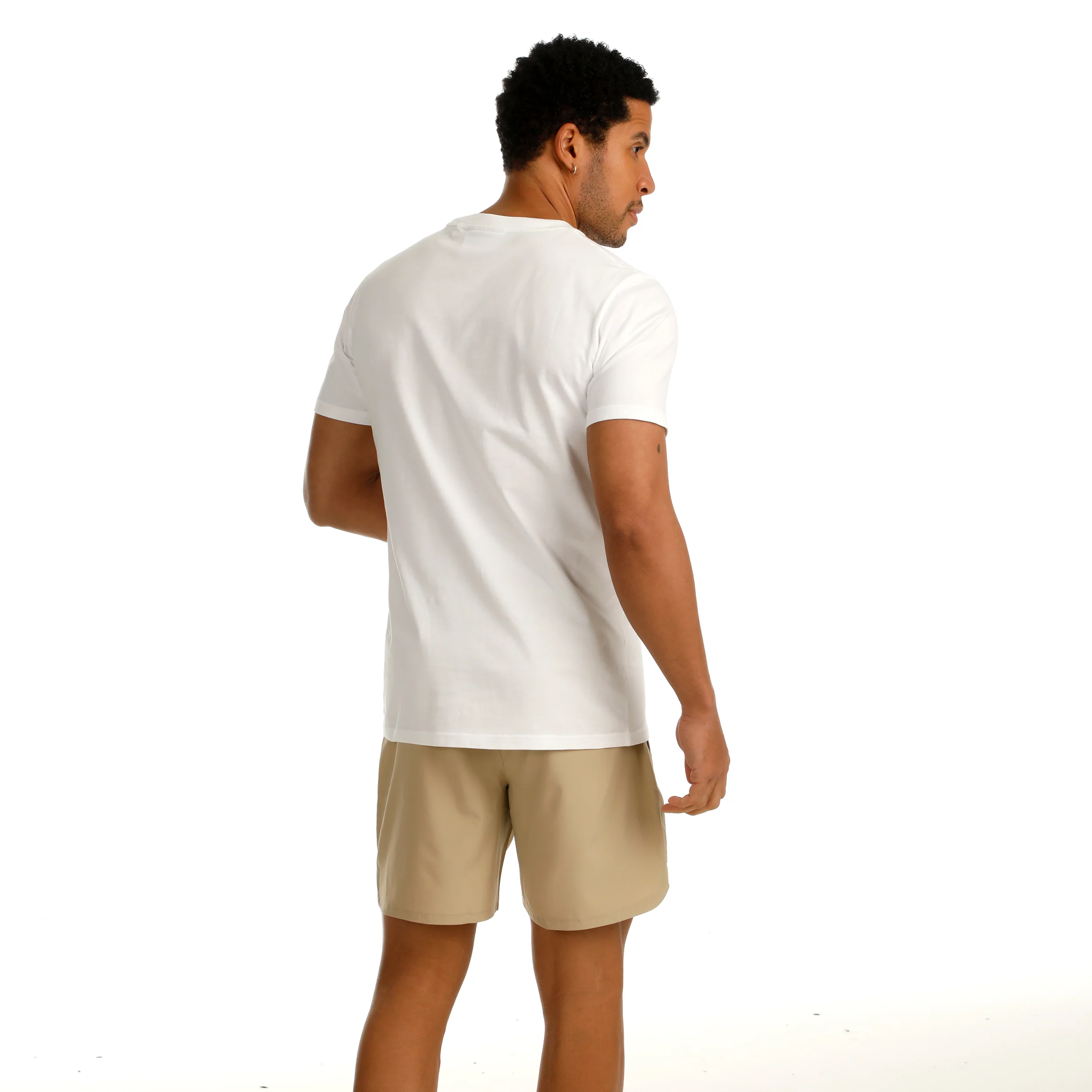 Wild Layer Camiseta De Manga Corta Hombres-Blanco,Multicolor - Image 5