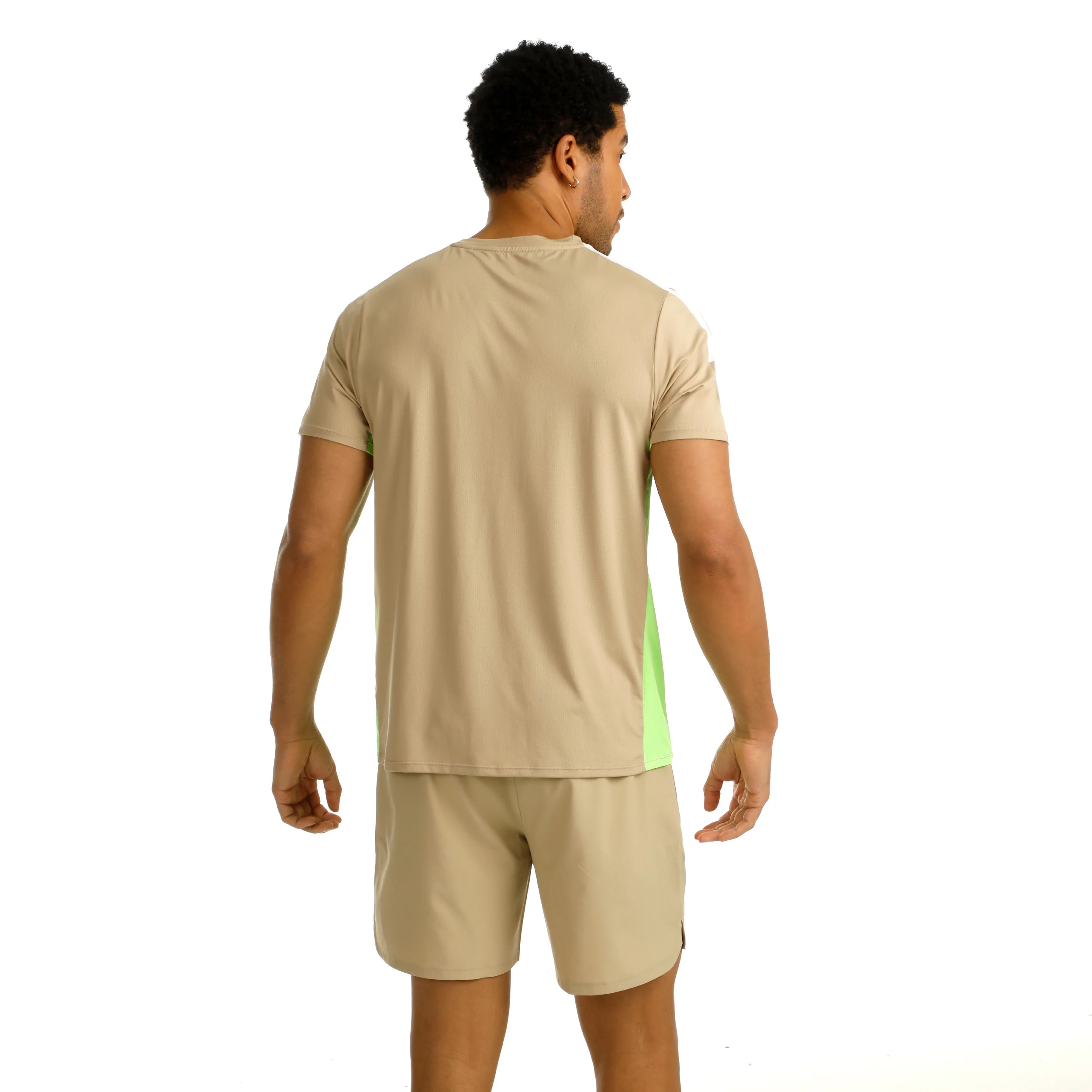 Wild Receiver Verti Camiseta De Manga Corta Hombres-Beige,Multicolor - Image 7
