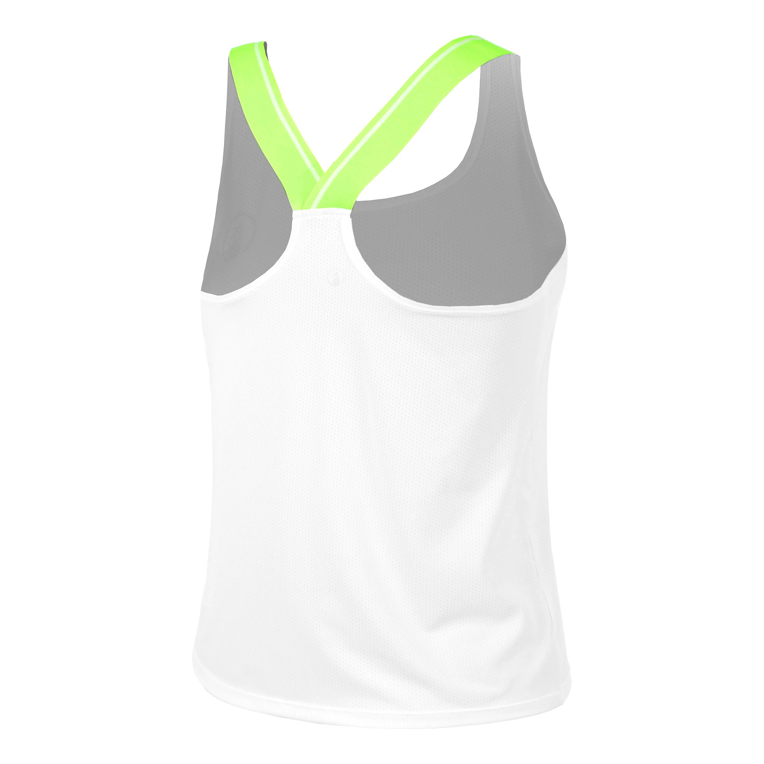 Wild Serve & Volley 2.0 Camiseta De Tirantes Mujeres-Blanco,Verde Neón - Image 2