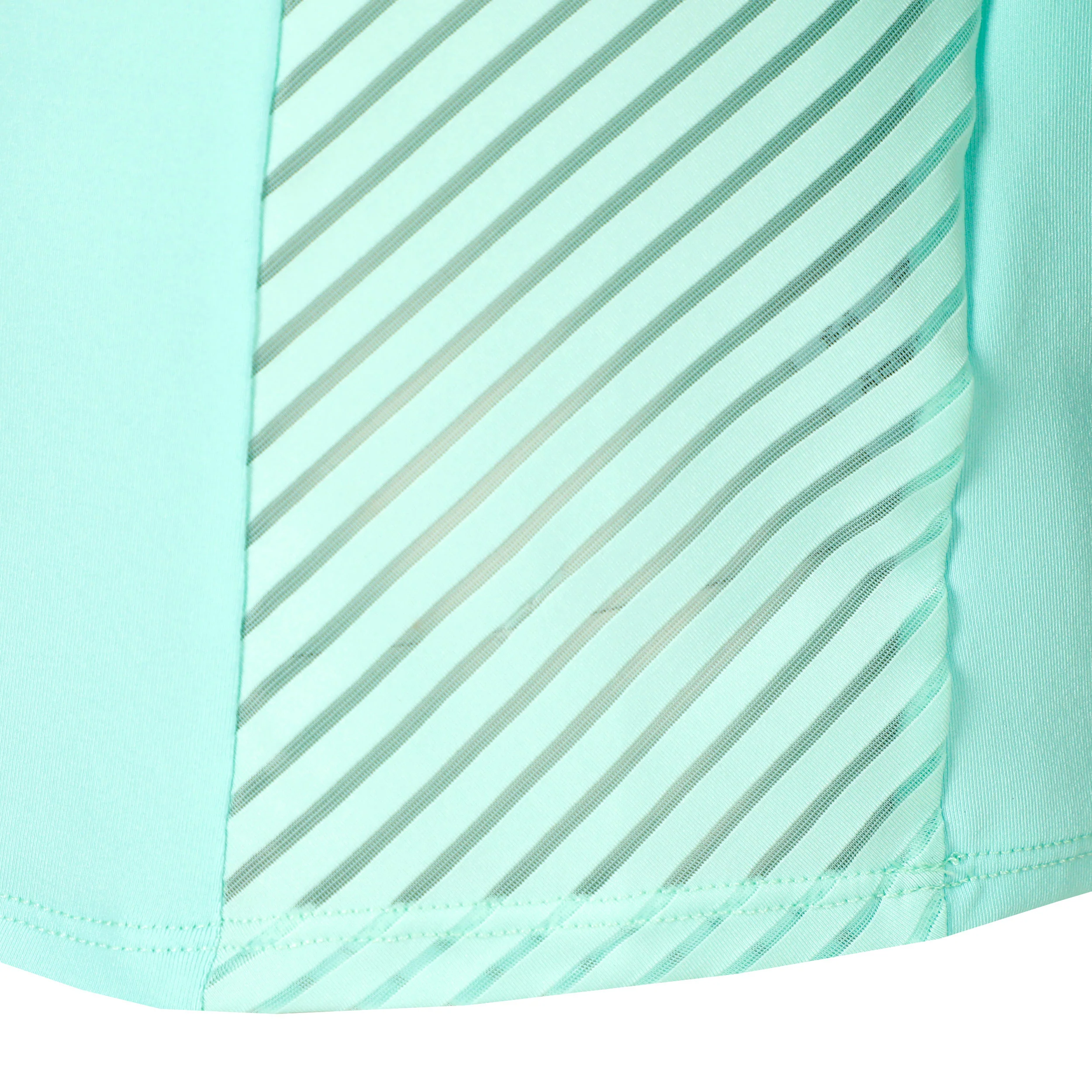 Wild Stripes Camiseta De Manga Larga Mujeres-Turquesa,Rojo - Image 4