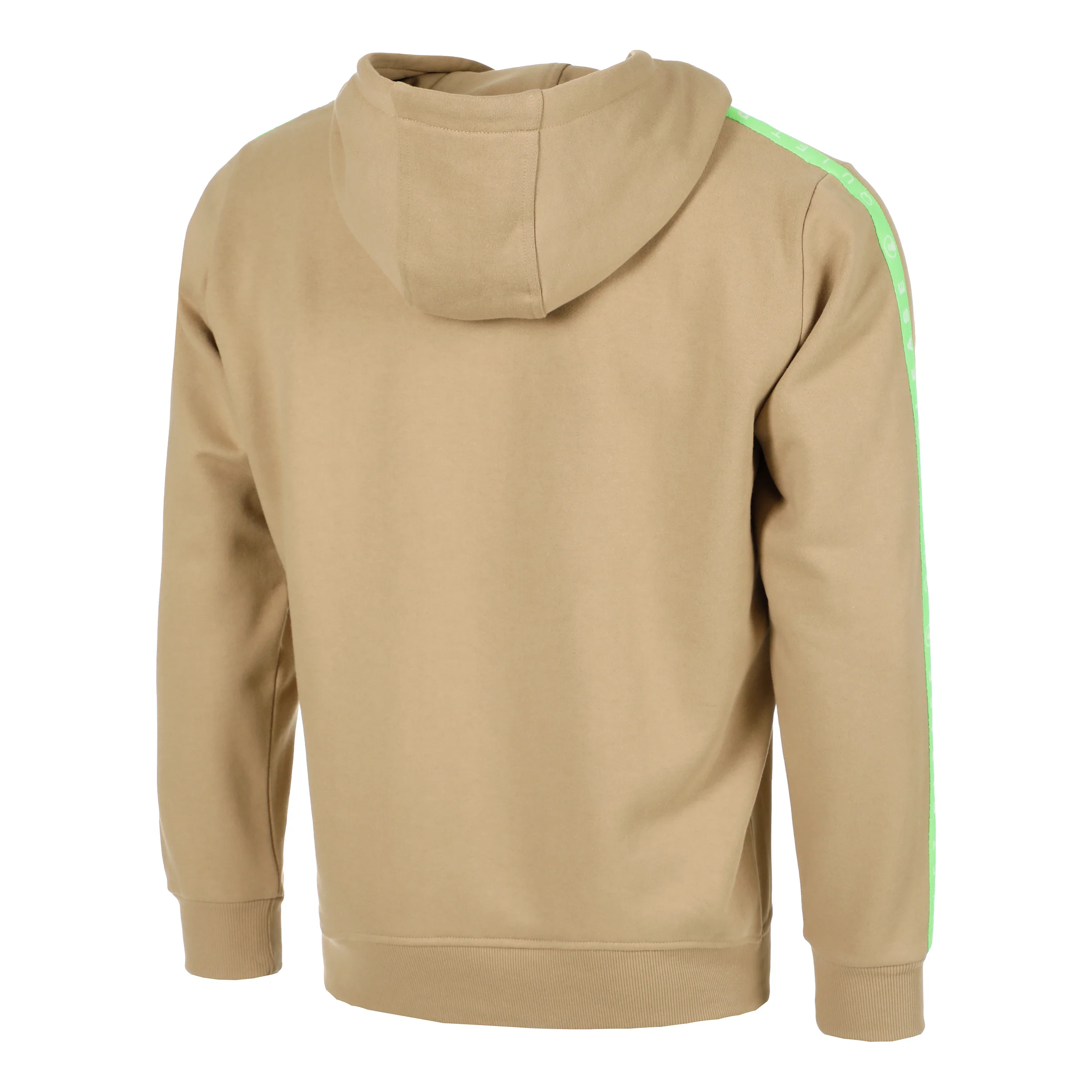 Wild Taped Zip Sudadera Con Cremallera Hombres-Beige,Verde Neón - Image 2