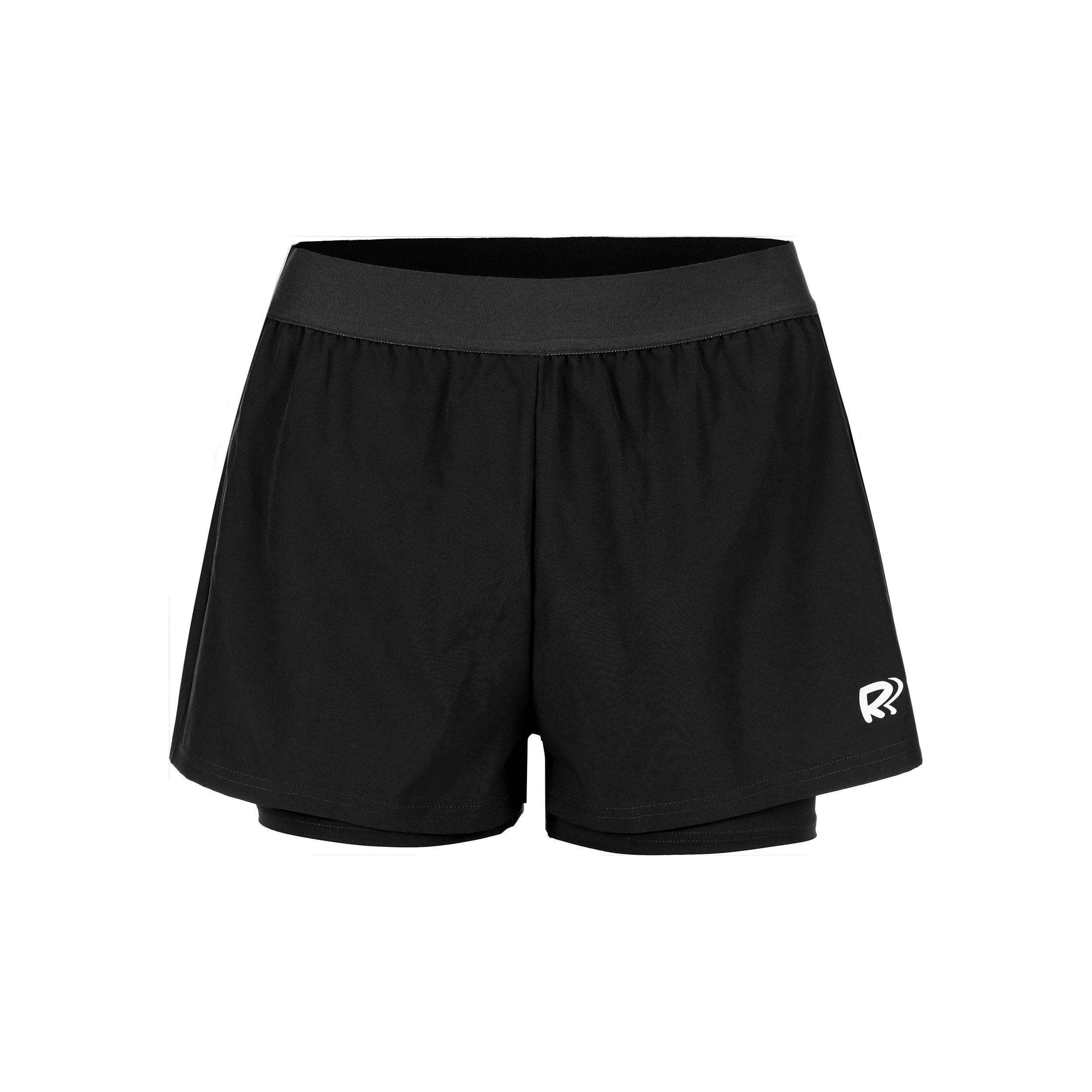 Teamline 2in1 Shorts Mujeres - negro