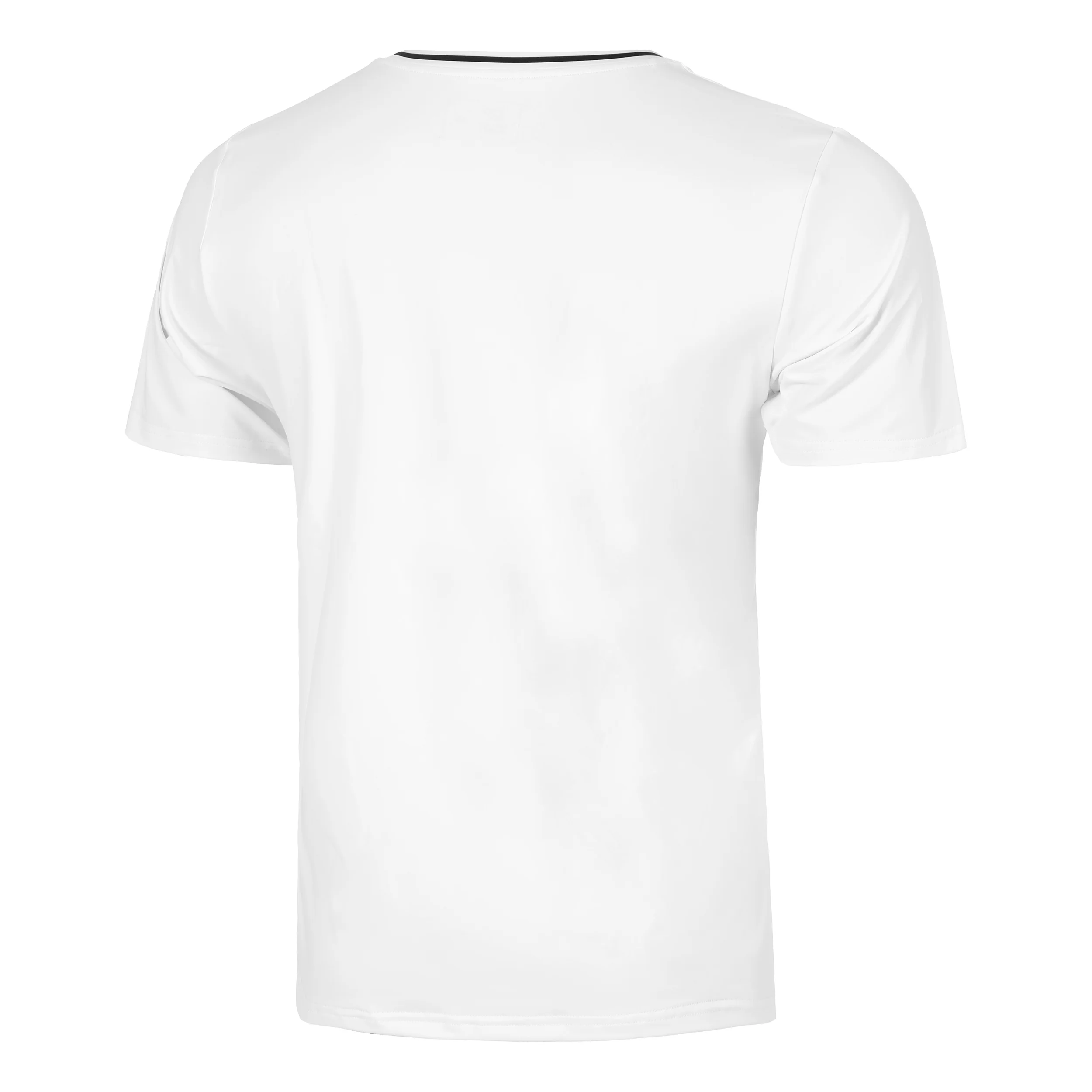 Teamline Camiseta De Manga Corta Hombres-Blanco - Image 2