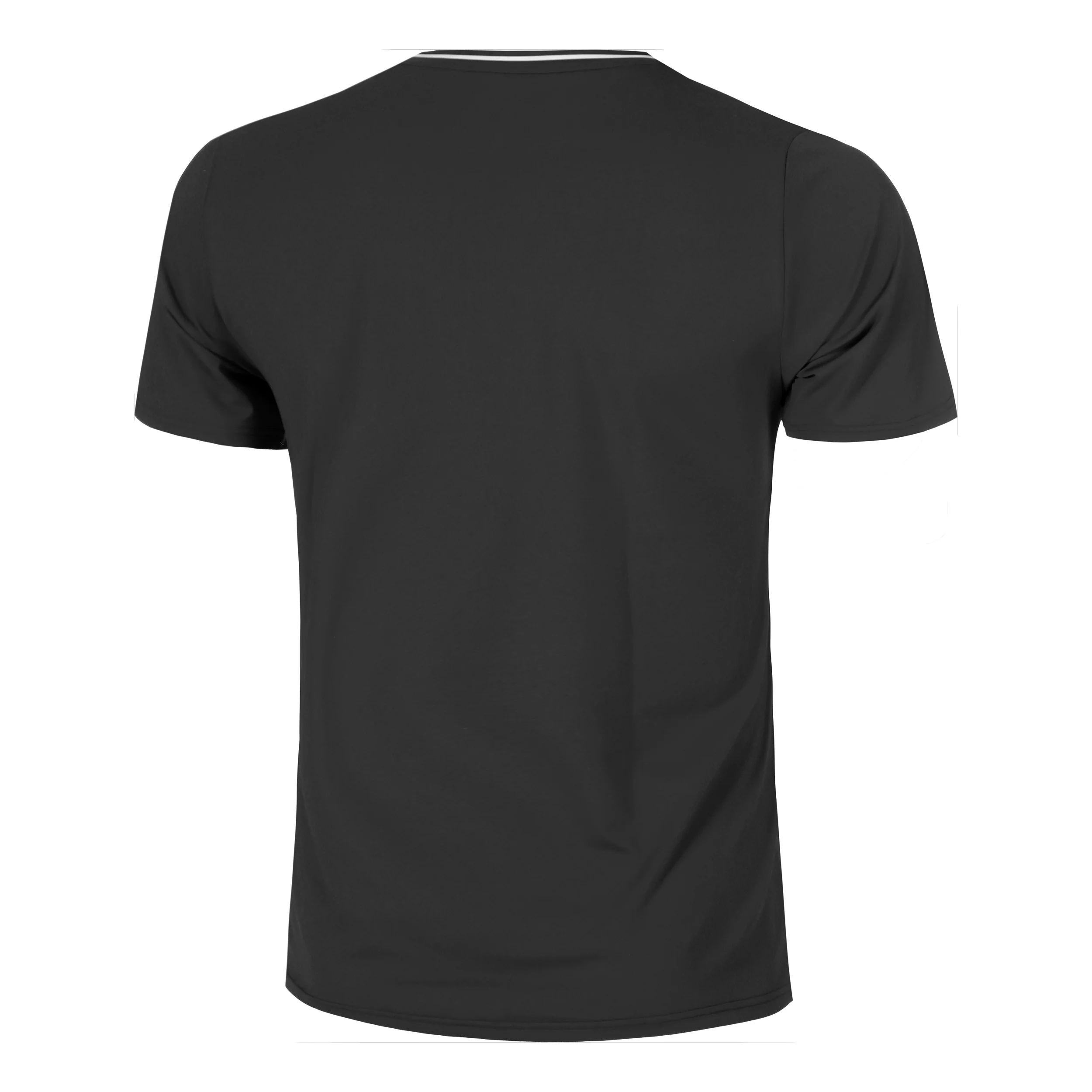 Teamline Camiseta De Manga Corta Hombres-Negro - Image 2