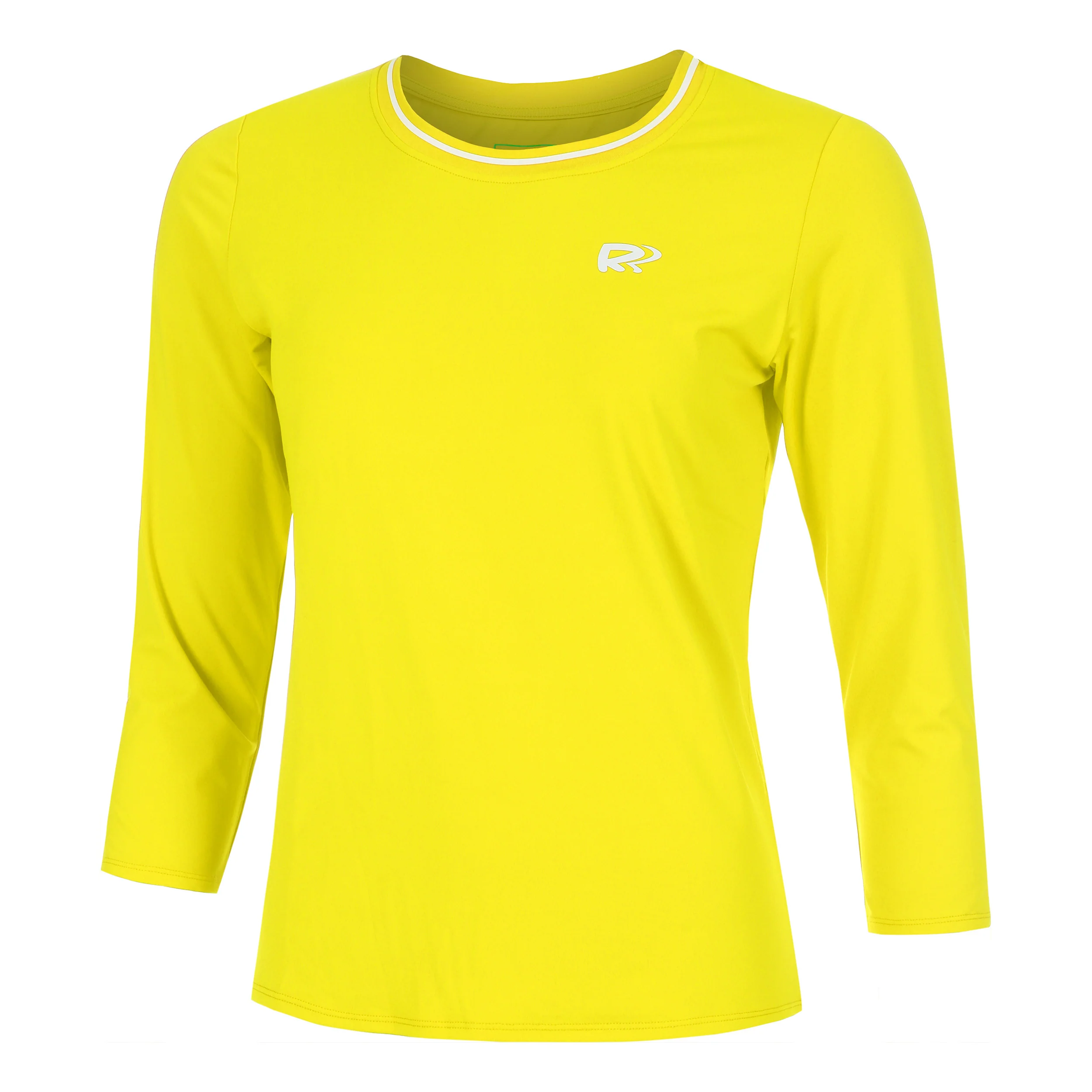 Teamline Camiseta De Manga Larga Mujeres-Amarillo