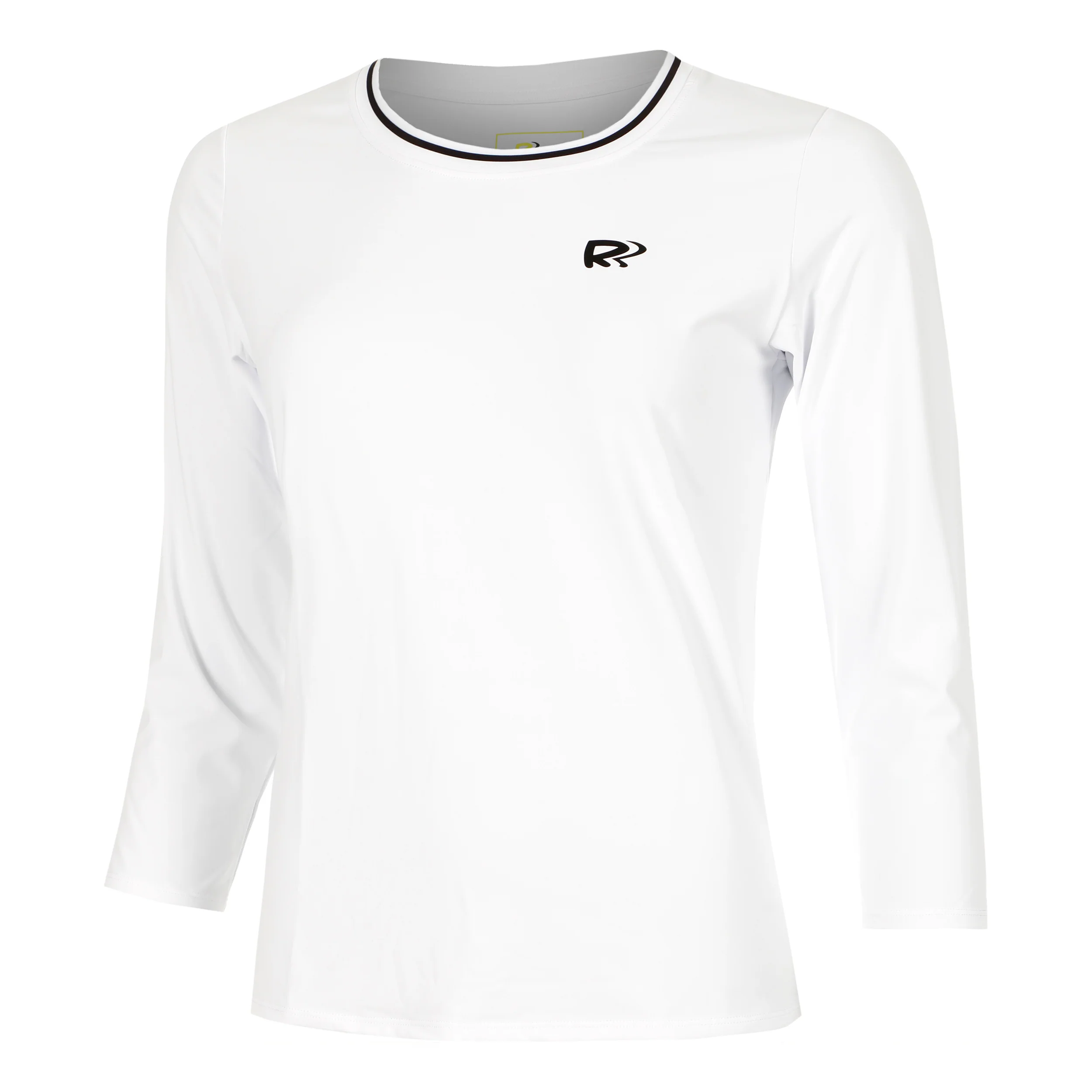 Teamline Camiseta De Manga Larga Mujeres-Blanco