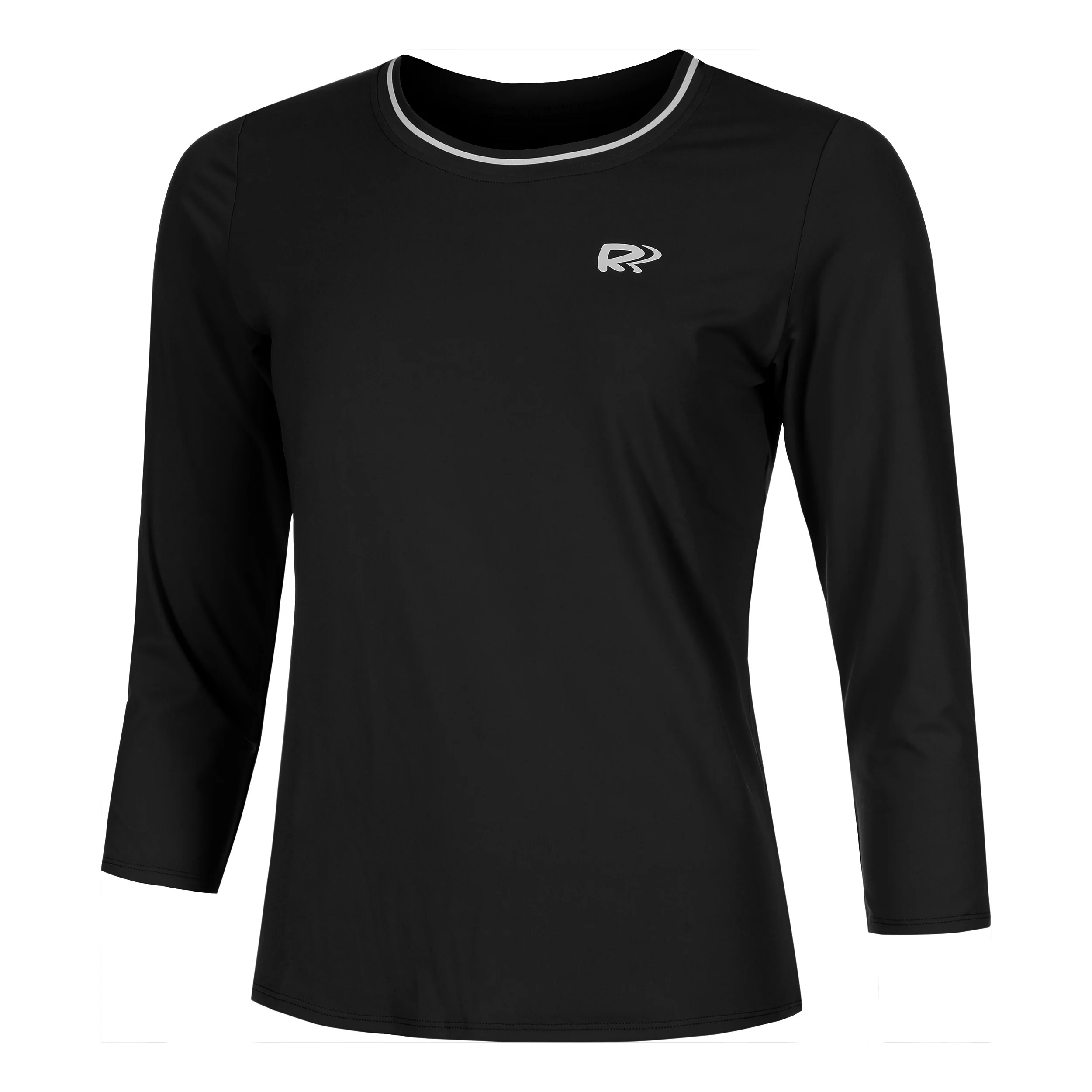 Teamline Camiseta De Manga Larga Mujeres-Negro