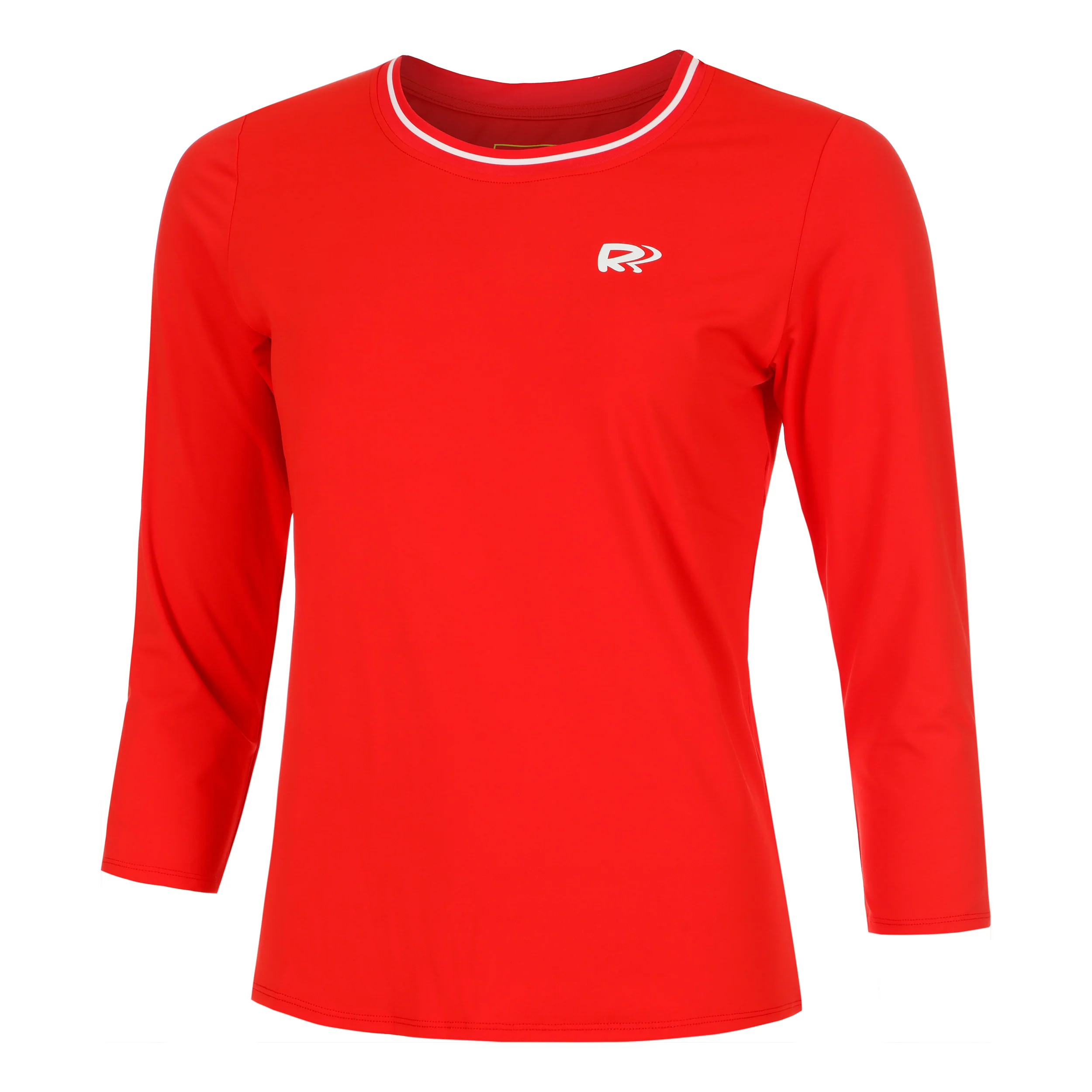 Teamline Camiseta De Manga Larga Mujeres-Rojo