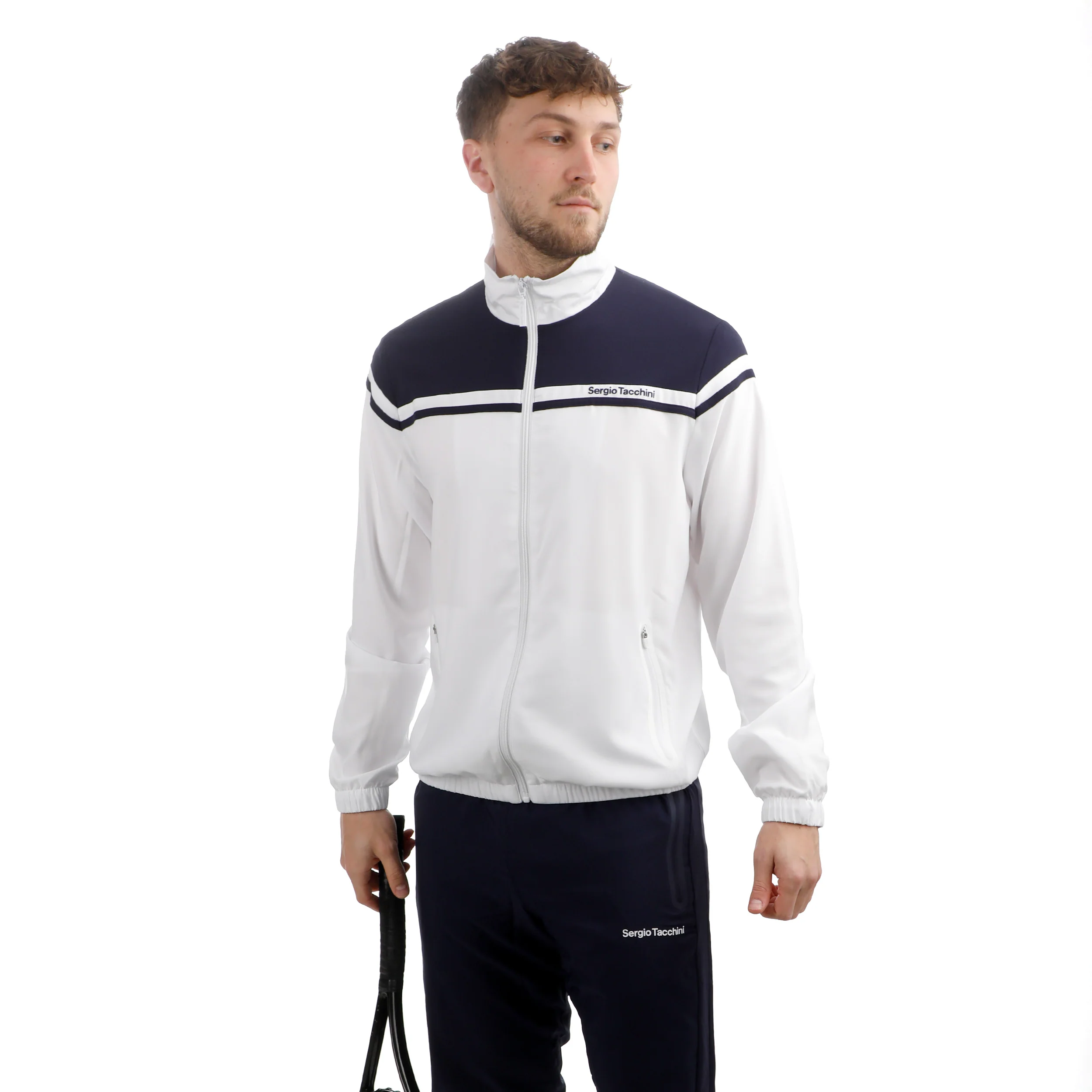 Riflesso Chándal Hombres - azul oscuro, blanco - Image 6