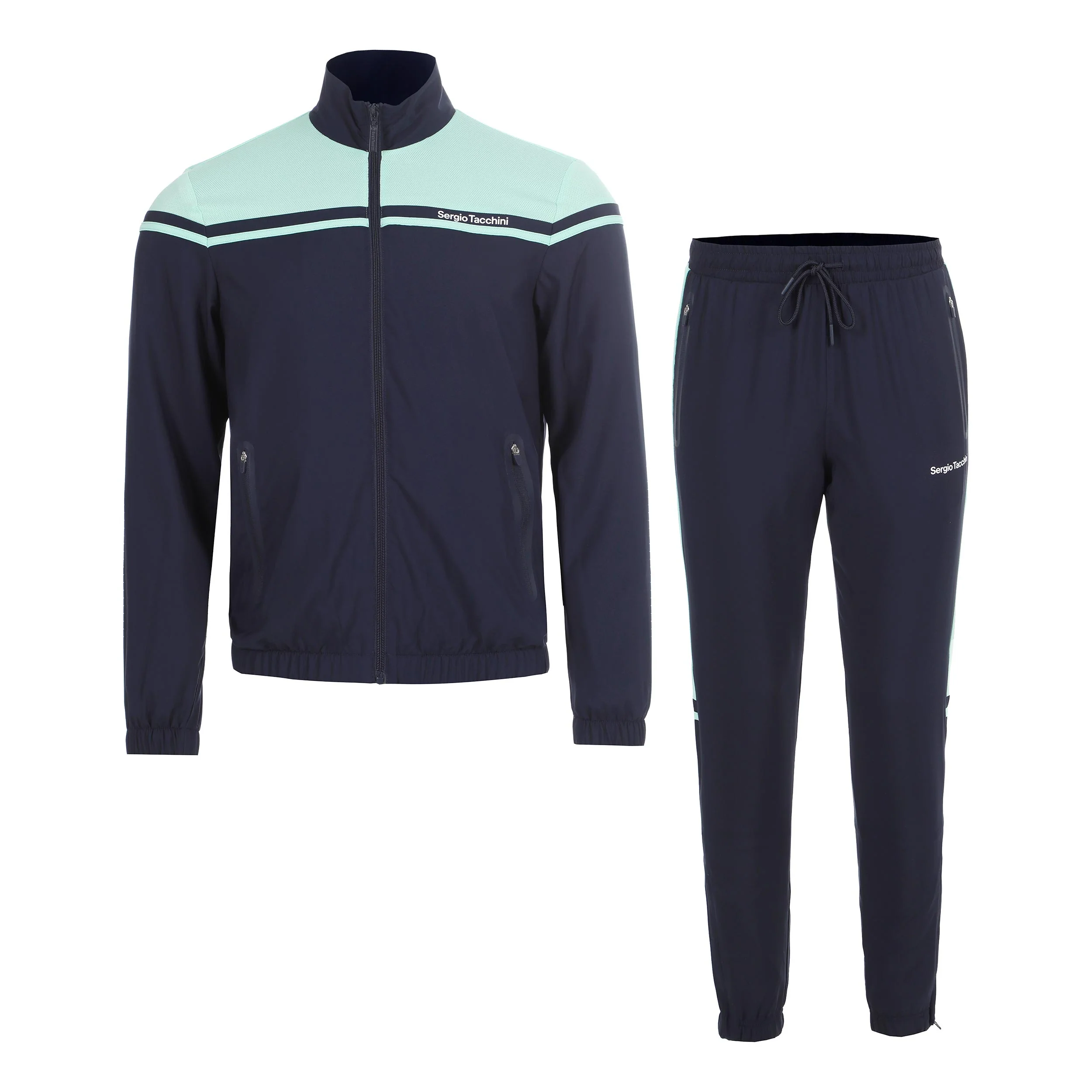 Riflesso Chándal Hombres - azul oscuro, verde