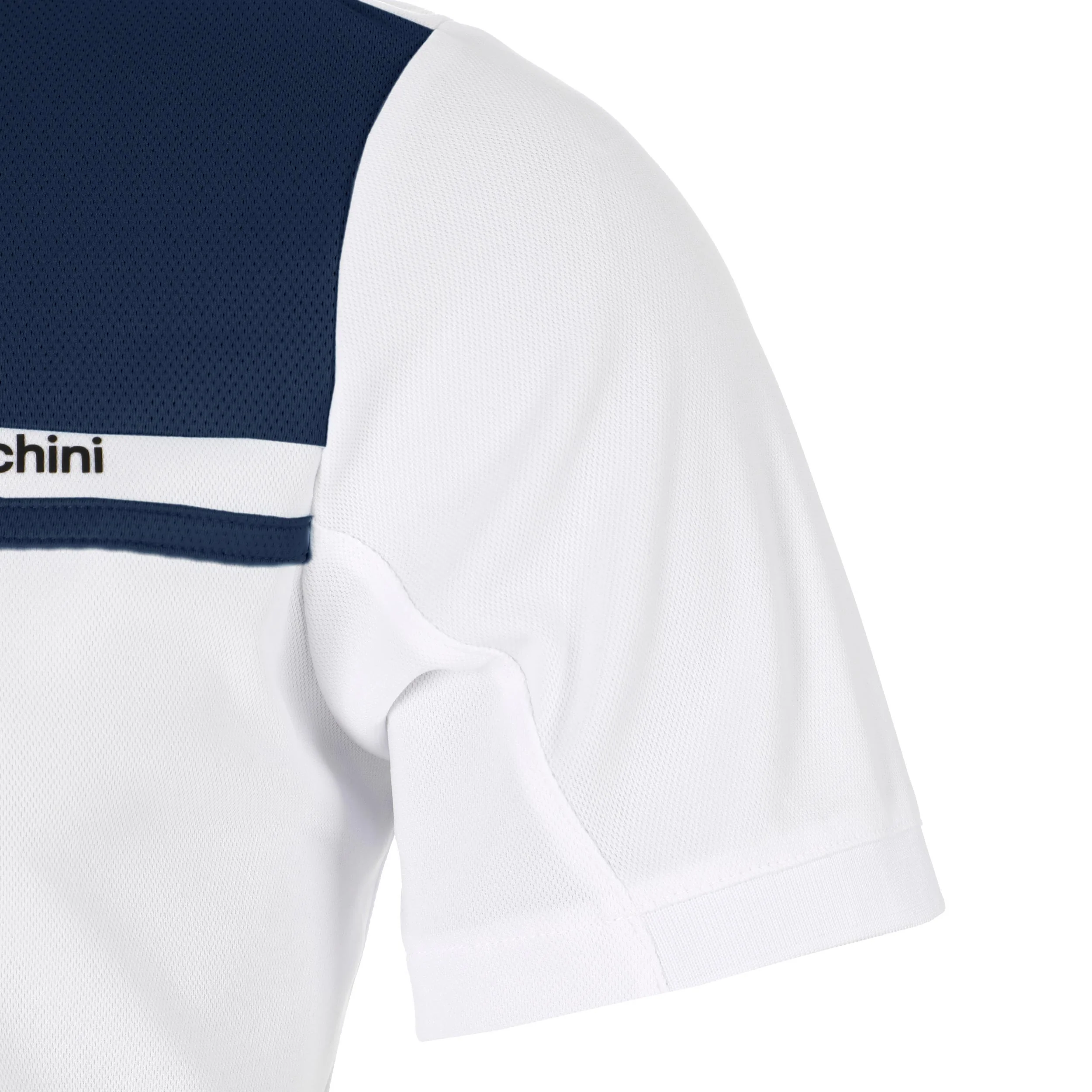 Riflesso Polo Hombres - blanco, azul oscuro - Image 4