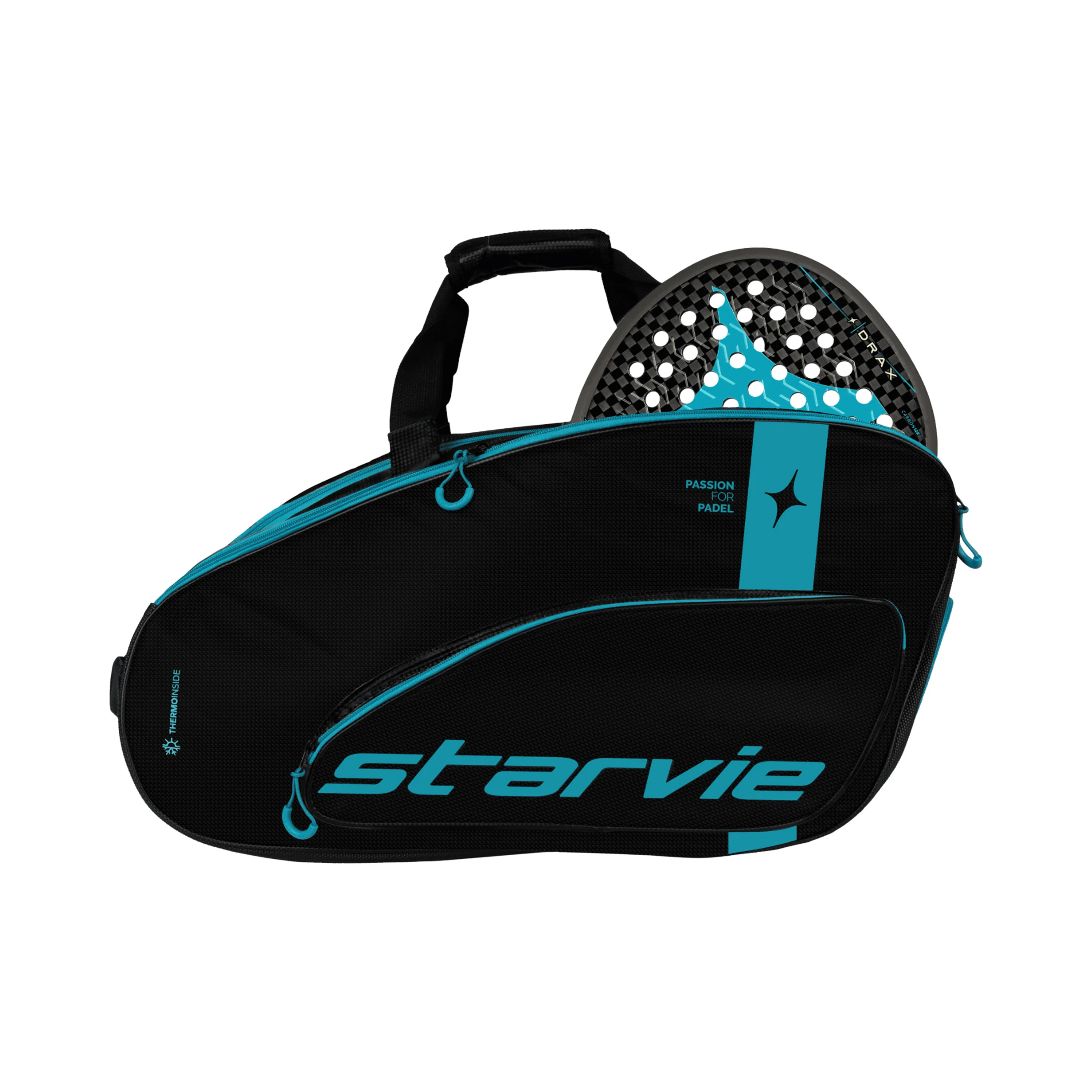 Premium Racing Drax Paletero-Negro,Turquesa - Image 3