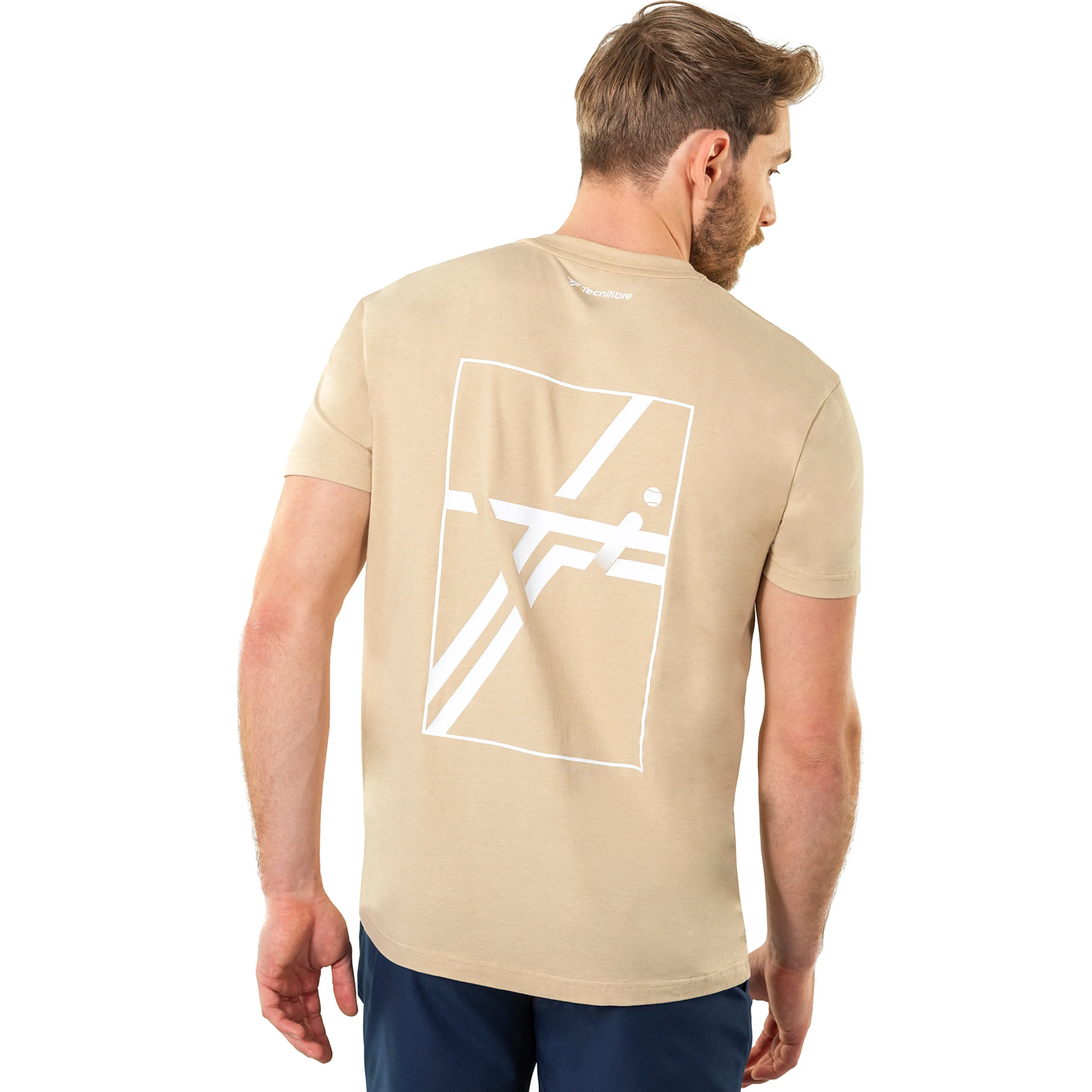 Graphic Camiseta de manga corta Hombres-arena - Image 5
