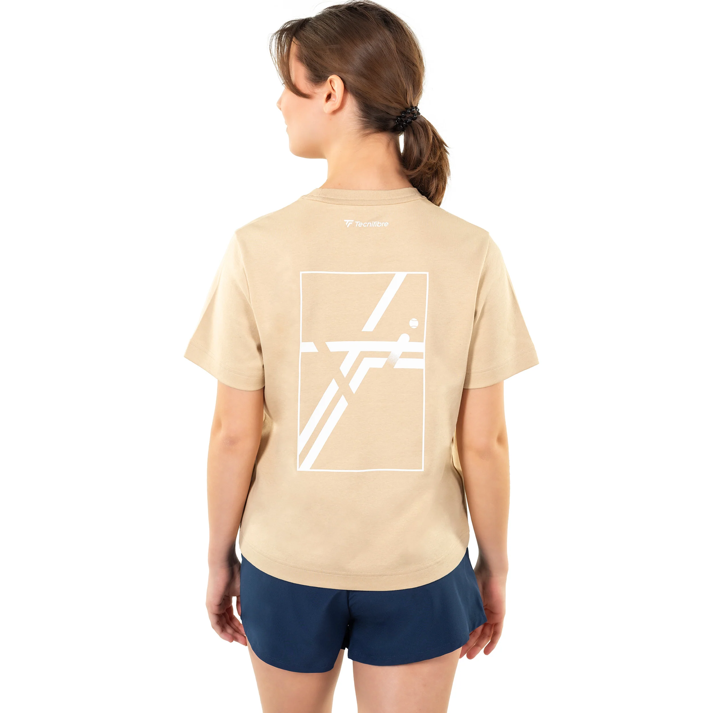 Graphic Camiseta de manga corta Mujeres-arena - Image 4