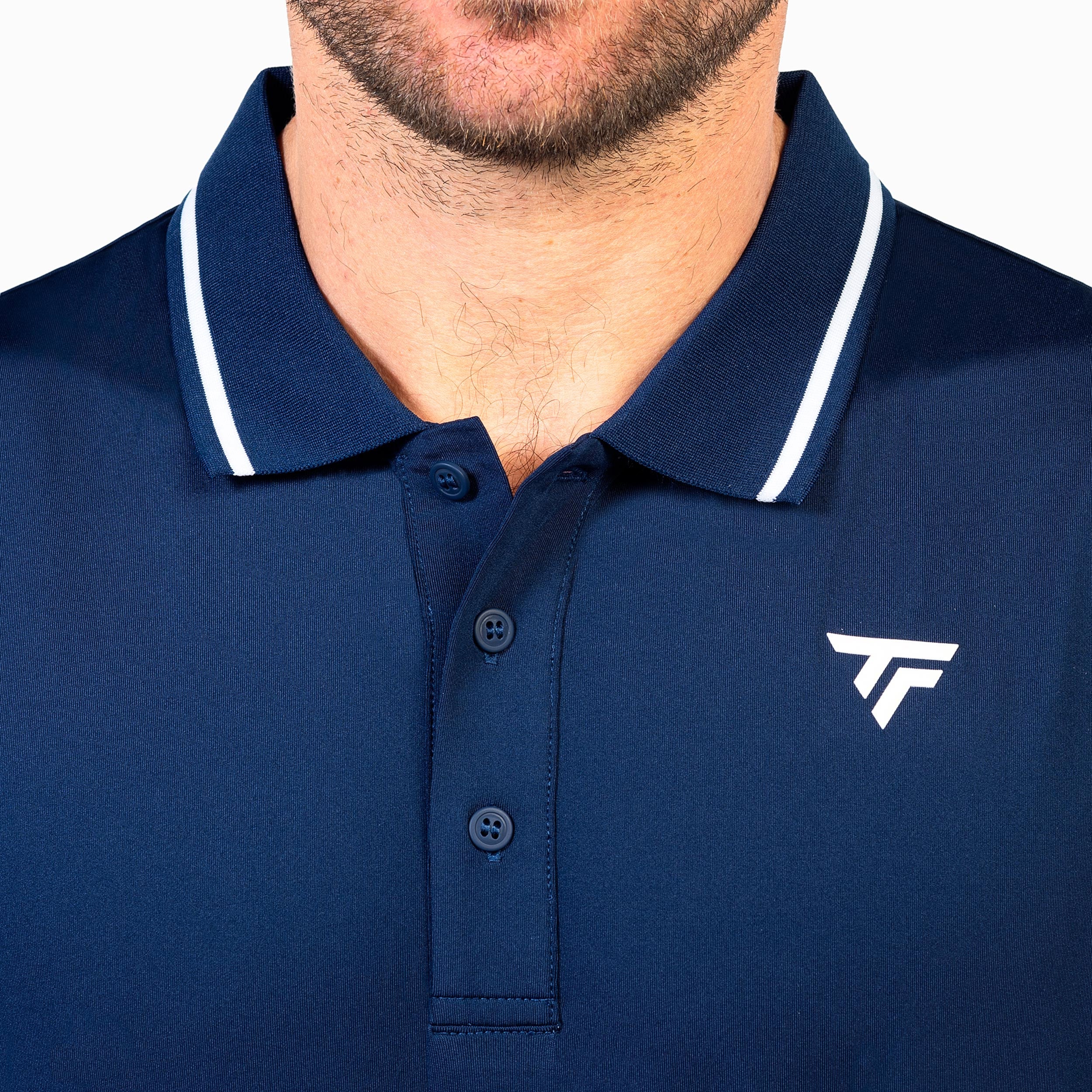 Team Tech Polo Hombres - azul oscuro - Image 4