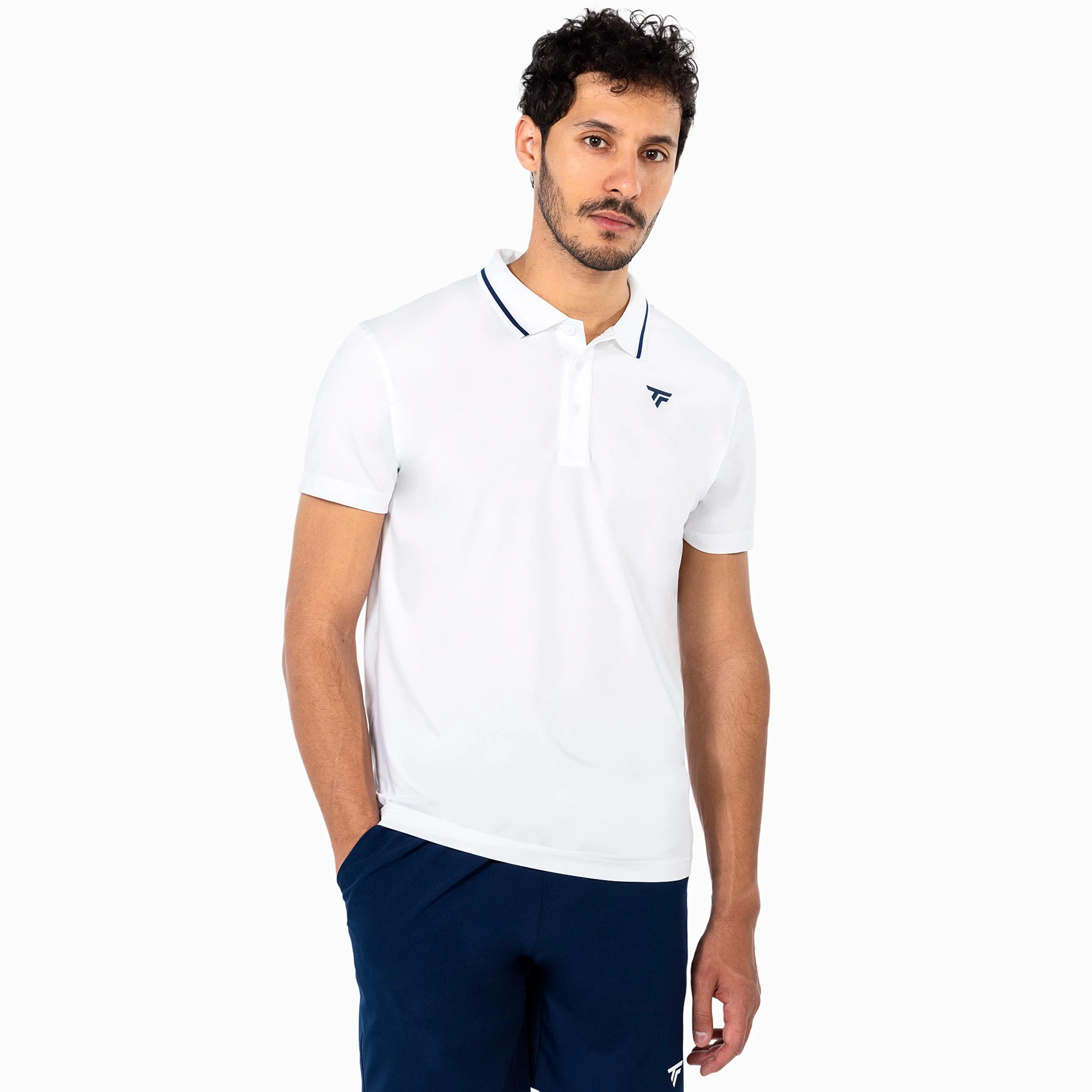 Team Tech Polo Hombres - blanco - Image 4