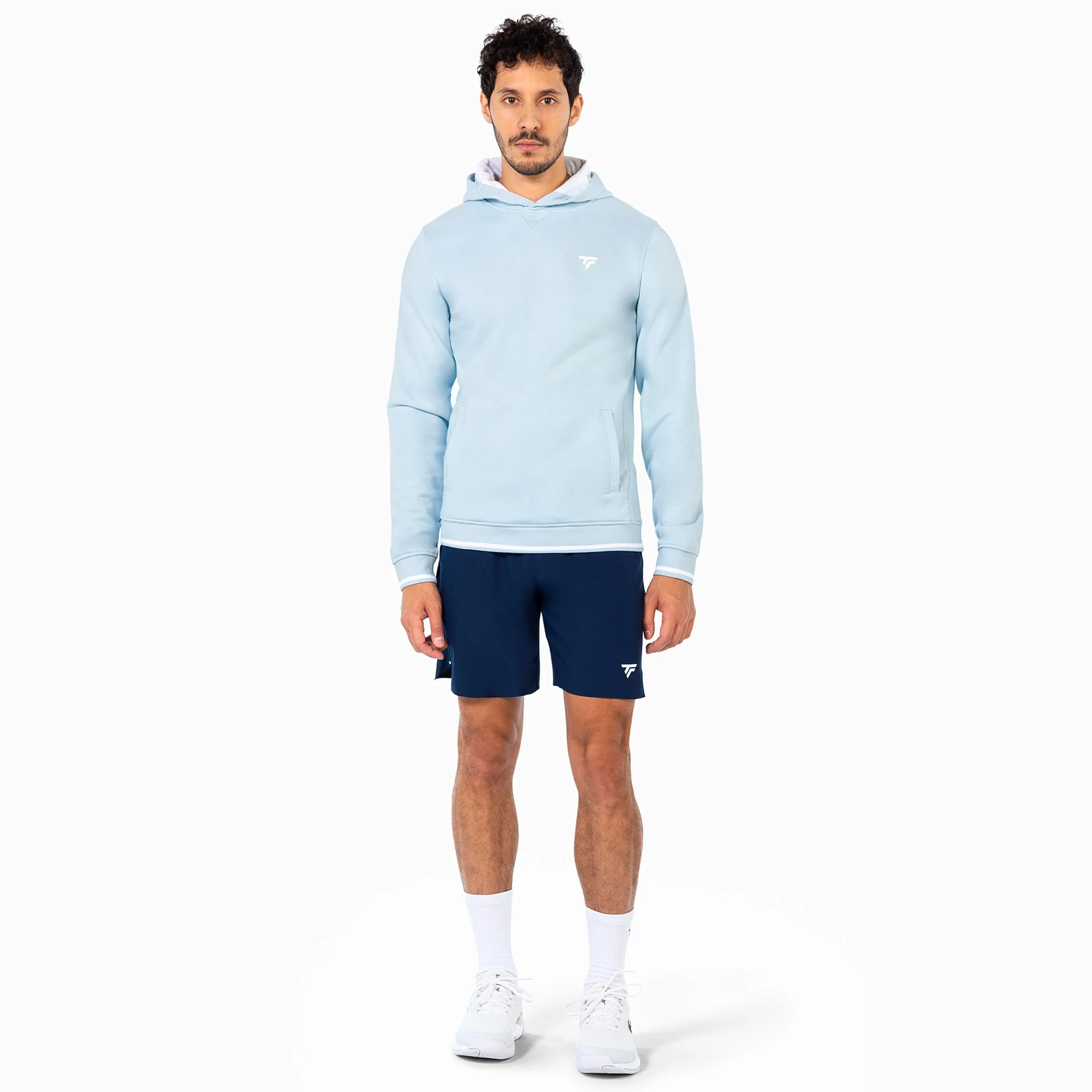 Team Terry Sudadera con capucha Unisex - azul claro - Image 5