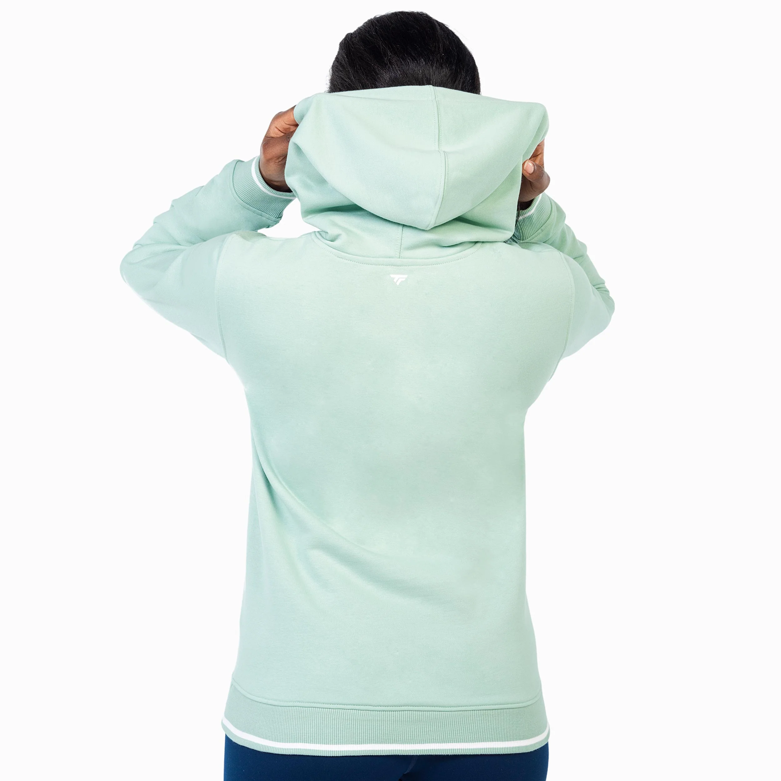 Team Terry Sudadera con capucha Unisex - salvia - Image 6