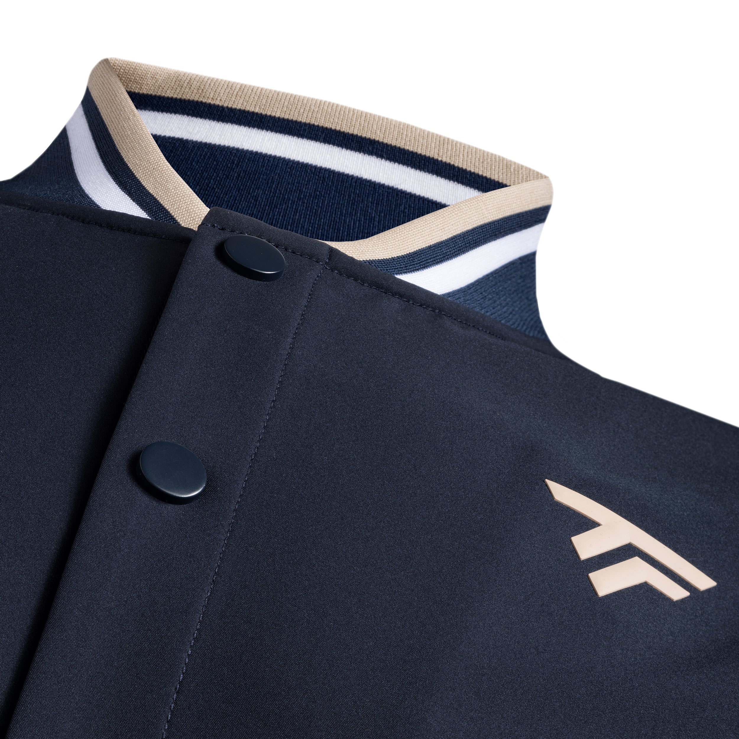 Tech Bomber Chaqueta de entrenamiento Unisex-azul oscuro - Image 3