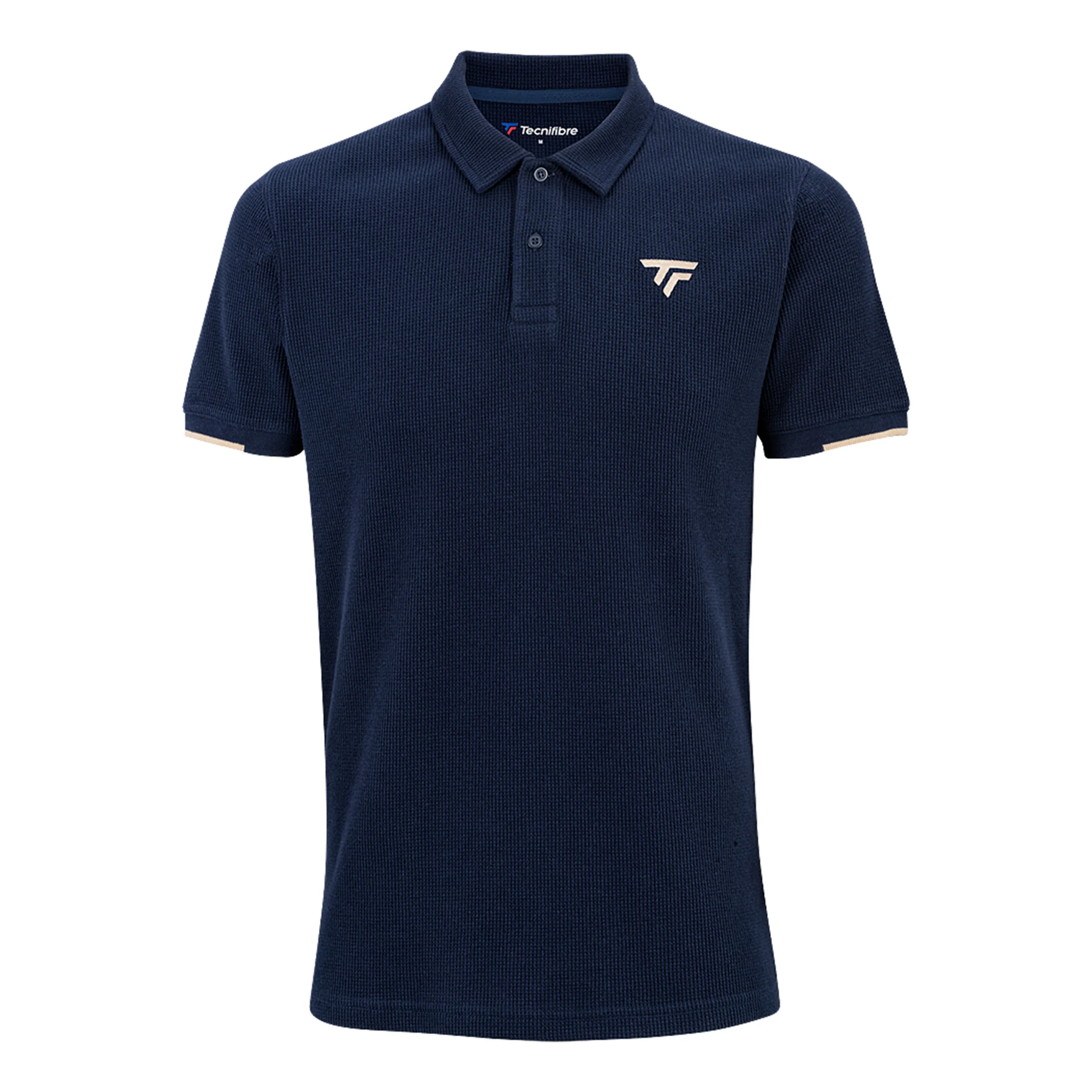 Waffle Polo Hombres-azul oscuro
