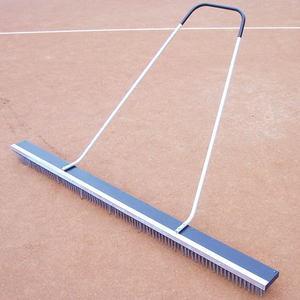Escoba De Alambre 2m Con Soporte-Plateado