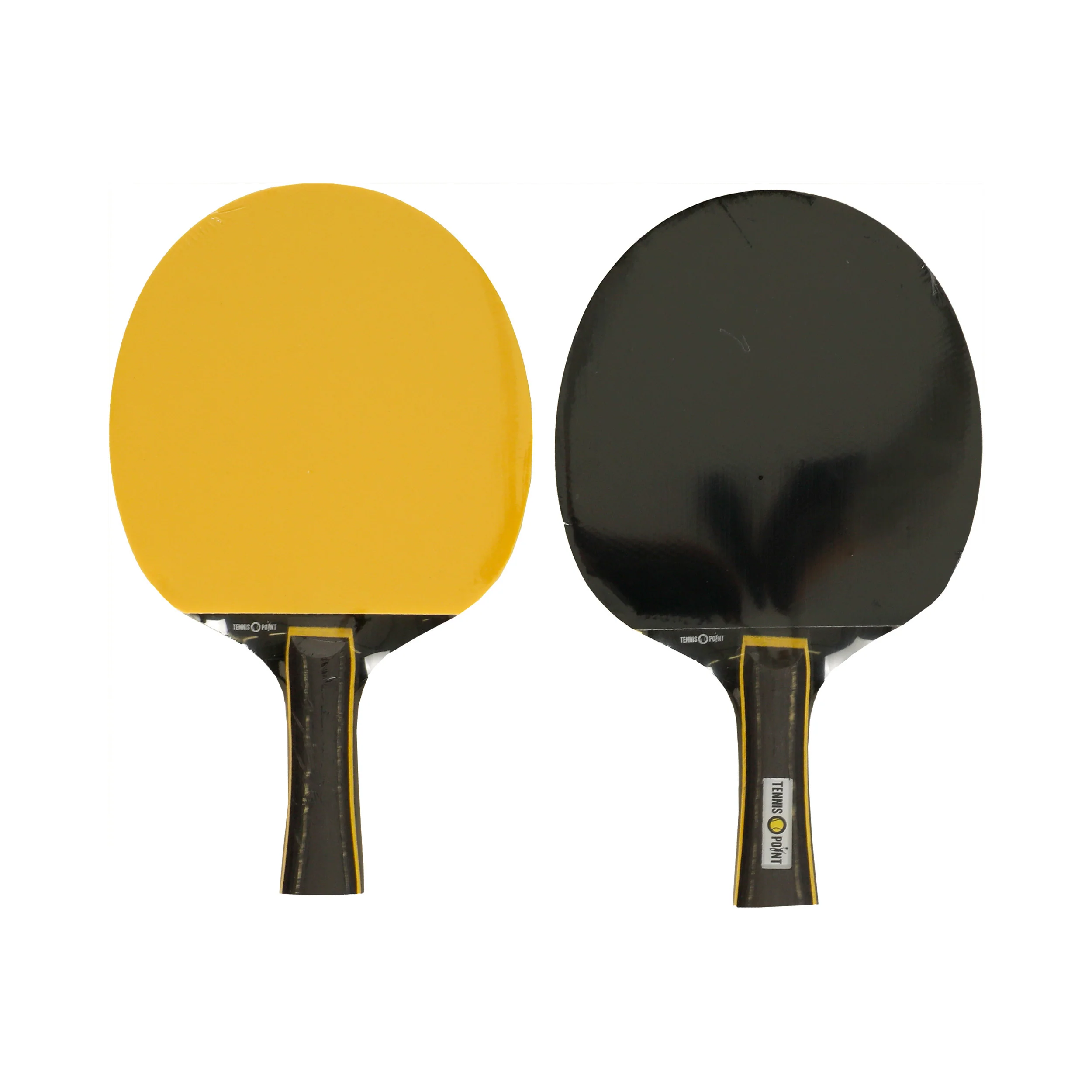 Juego De Tenis De Mesa Más Bolsa,Plus 3x Bälle-Negro,Amarillo