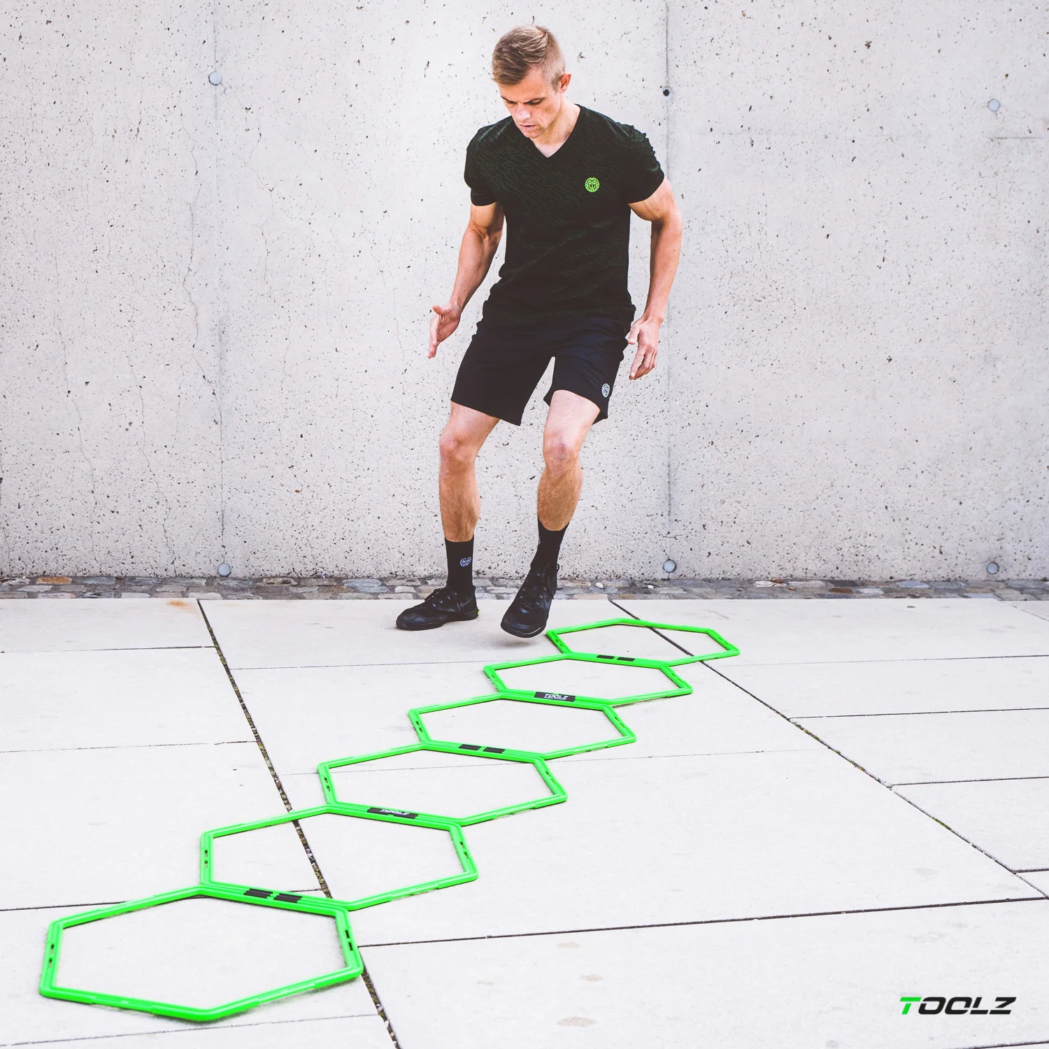 Agility Grid Kit Para Trabajo De Piernas-Verde - Image 6