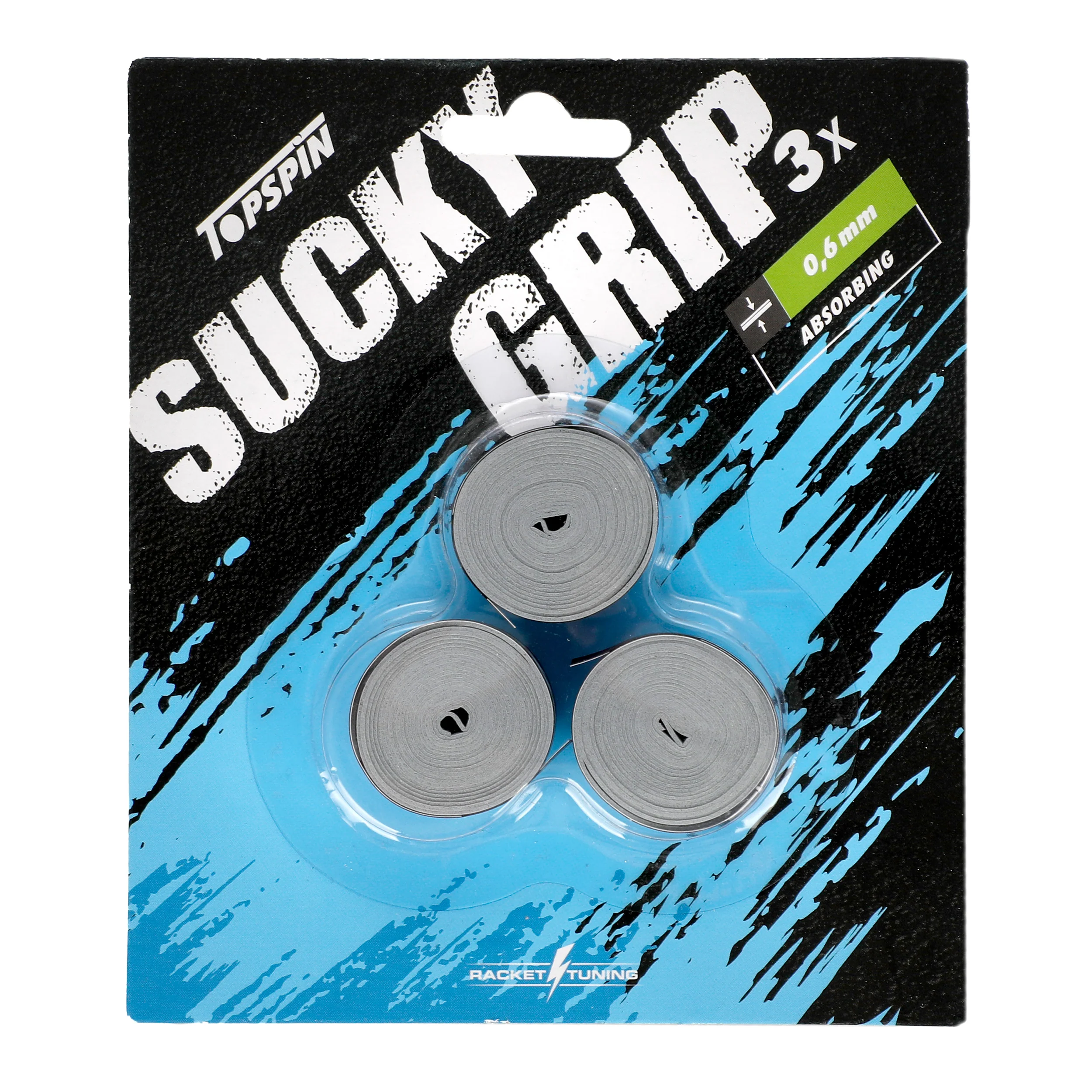 Sucky Grip Pack de 3 - gris