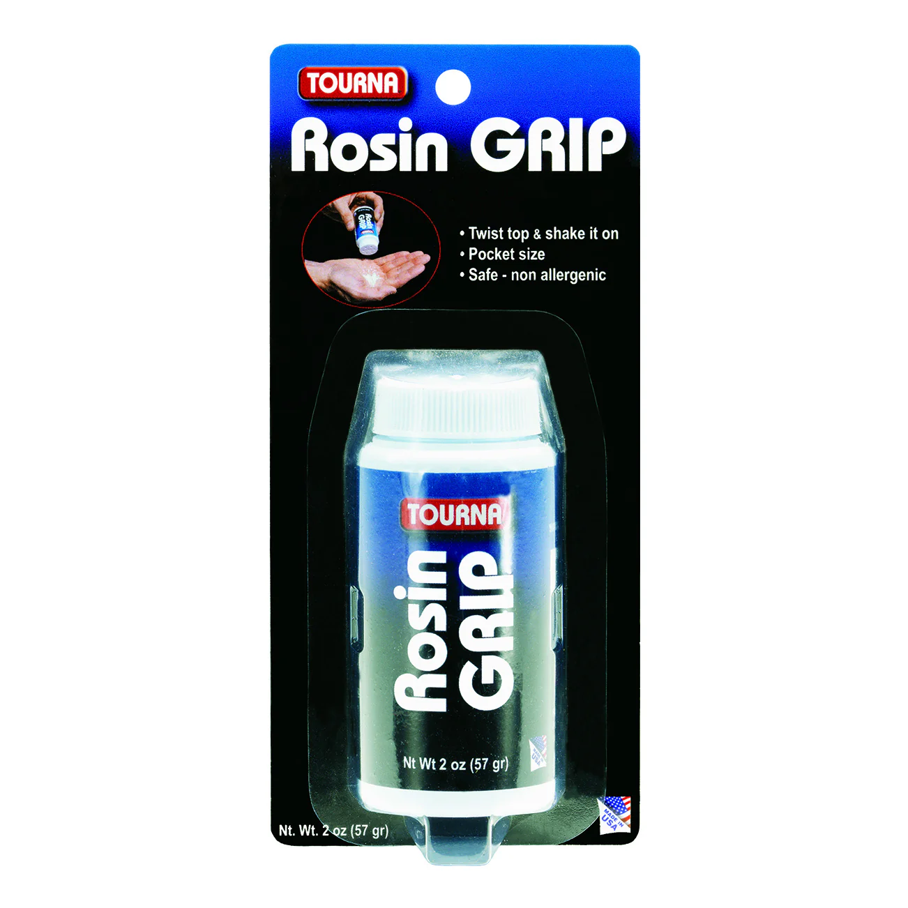 Rosin Grip Shaker Cuidado De Manos-Blanco
