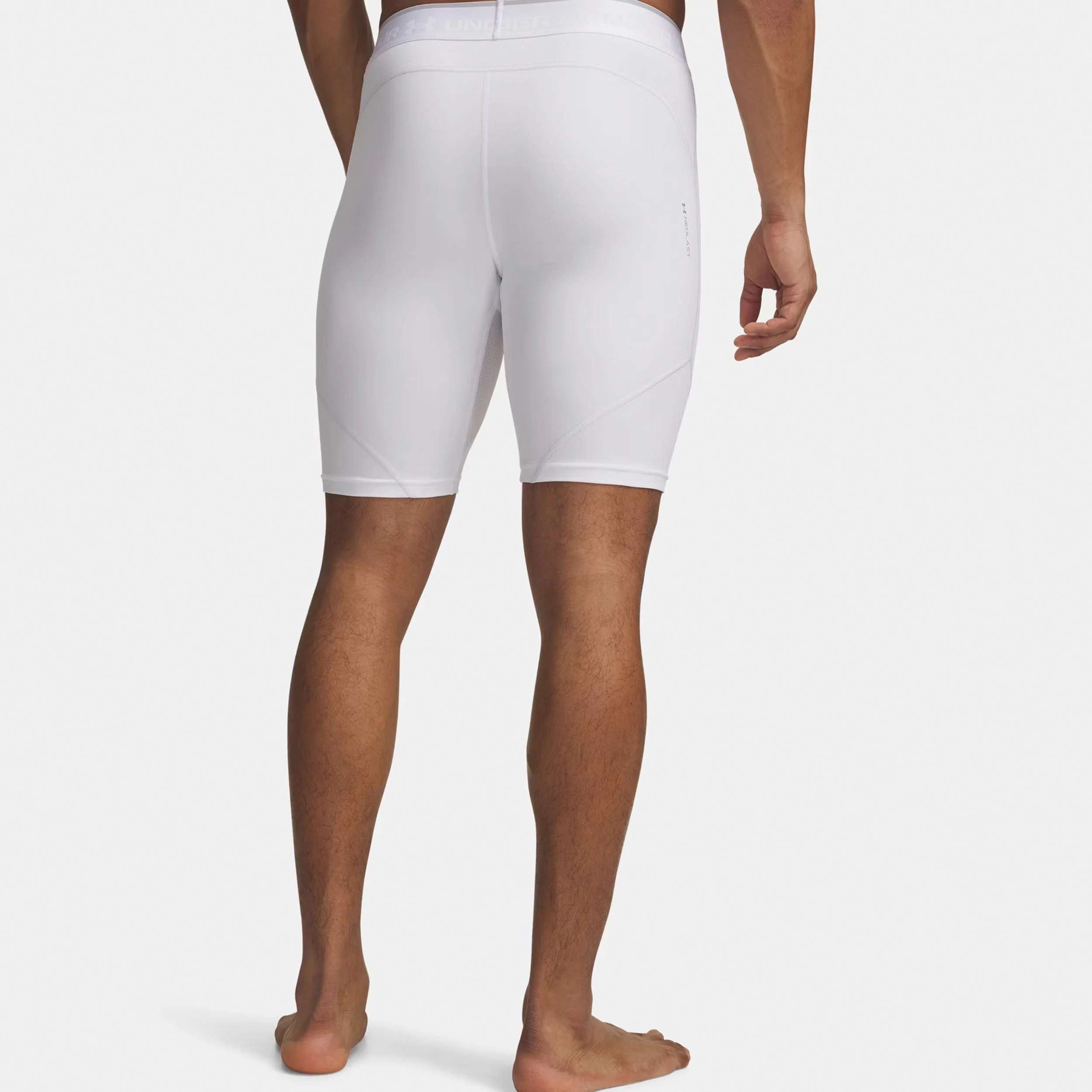 Elite Long Shorts Hombres-blanco - Image 2