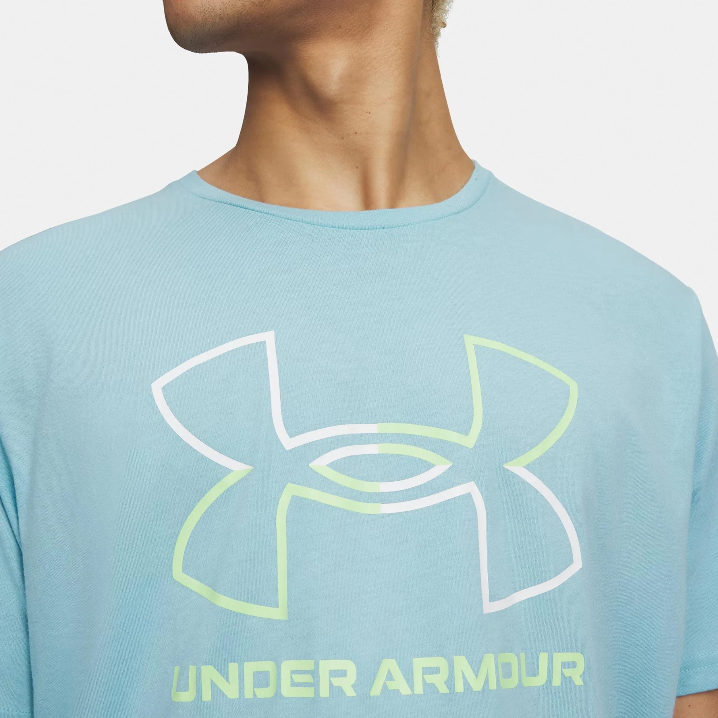 Foundation Update Camiseta de manga corta Hombres-azul, blanco - Image 3