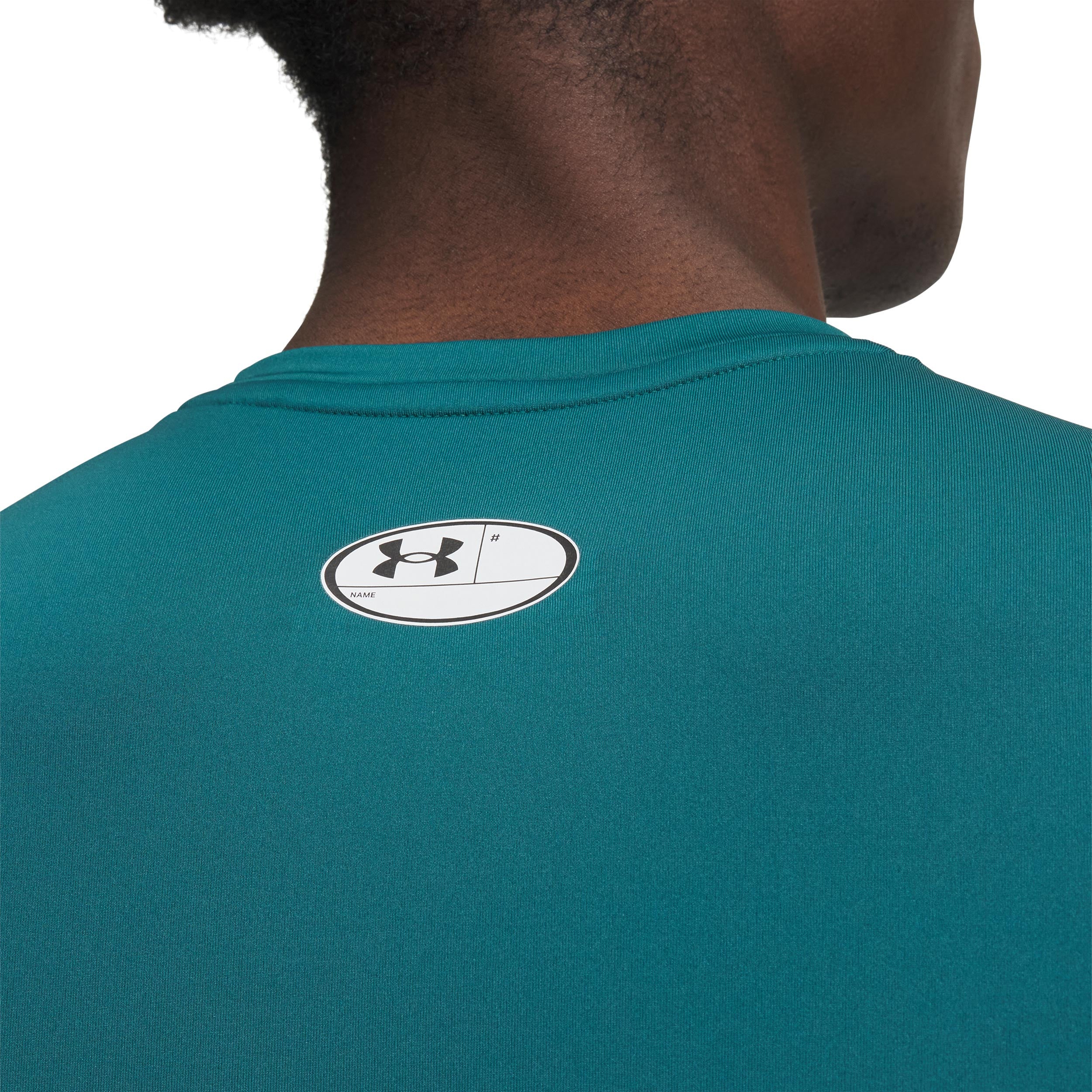 Heatgear Comp Camiseta de manga corta Hombres-verde, blanco - Image 3