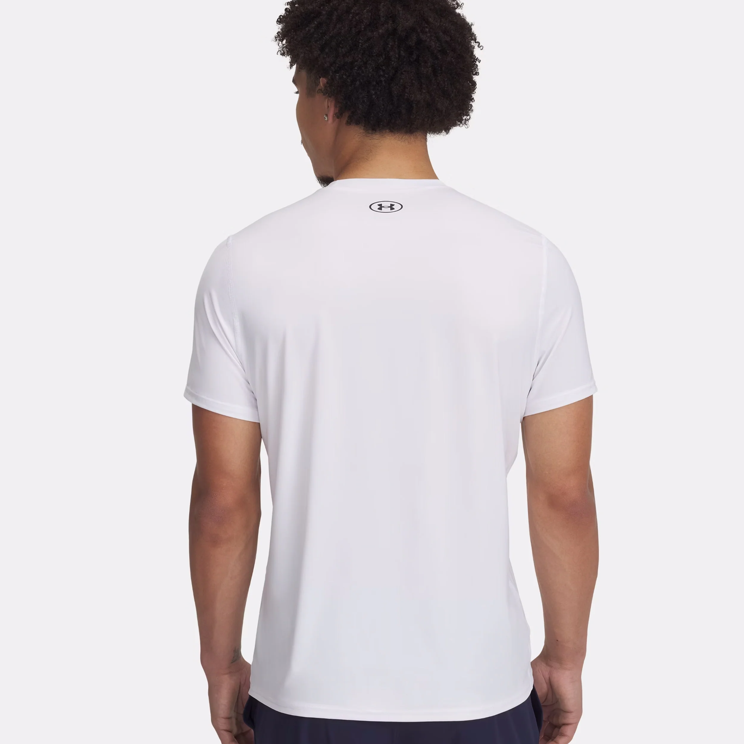 Heatgear Fitted Camiseta De Manga Corta Hombres-Blanco - Image 6