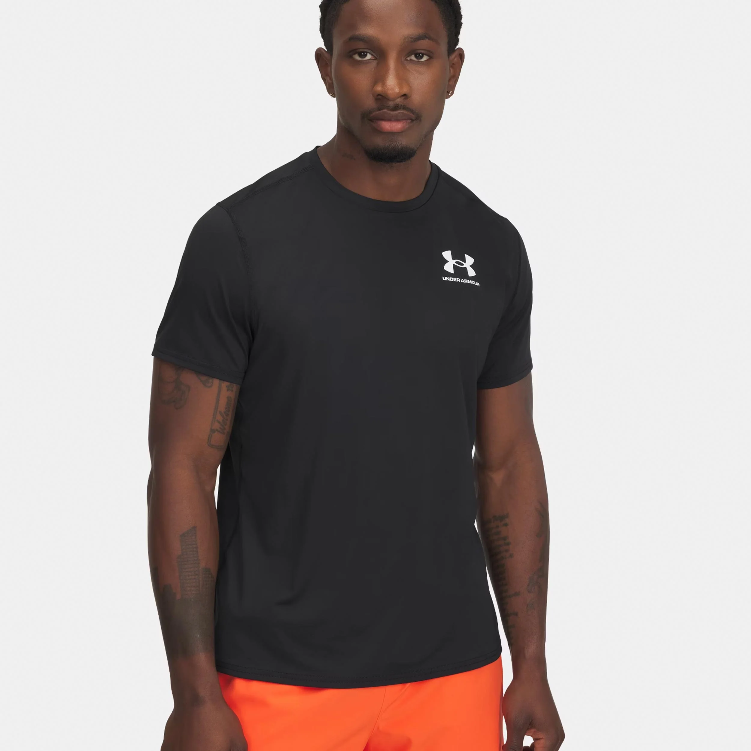 Heatgear Fitted Camiseta de manga corta Hombres-negro - Image 3