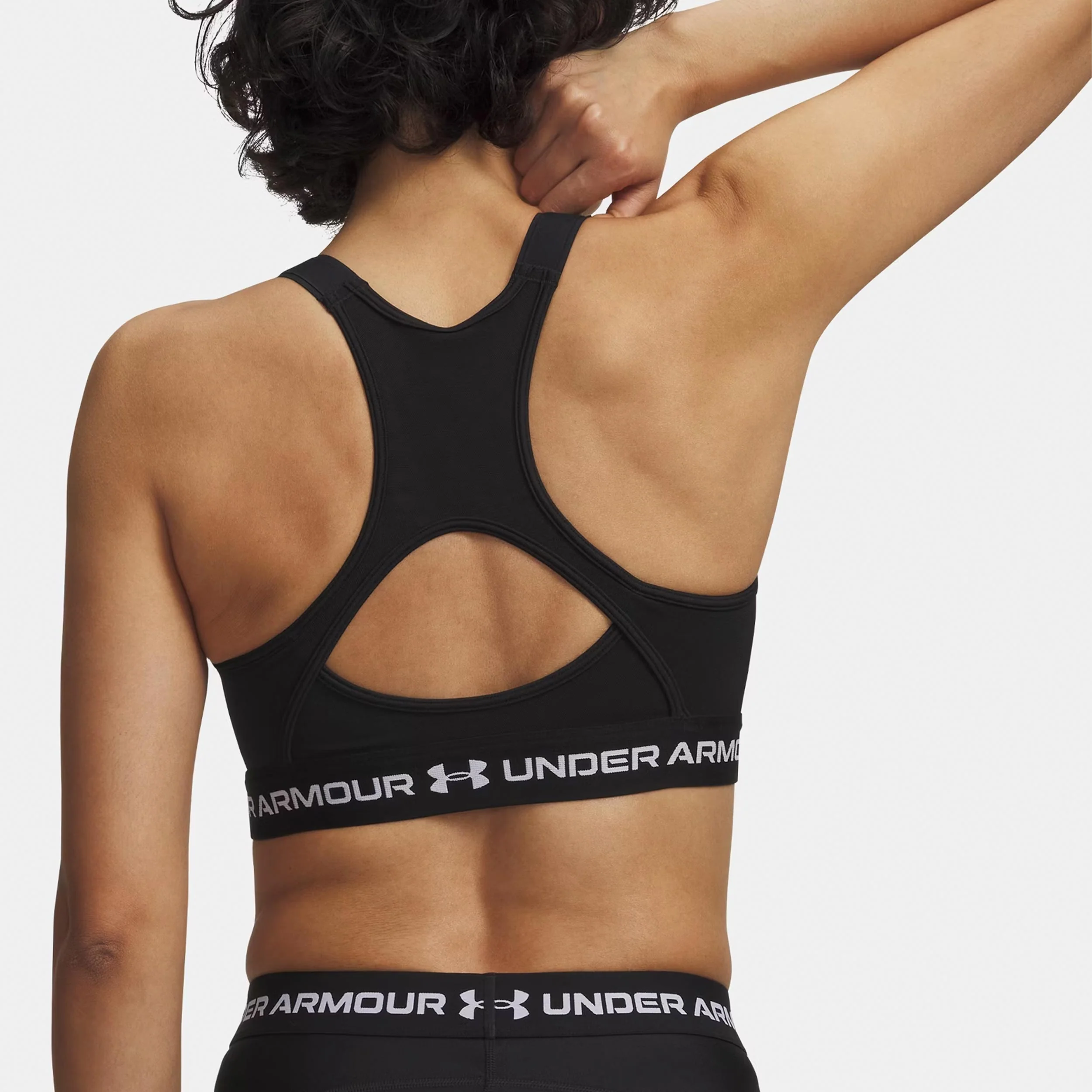 HeatGear High Sujetador deportivo Mujeres-negro, blanco - Image 2