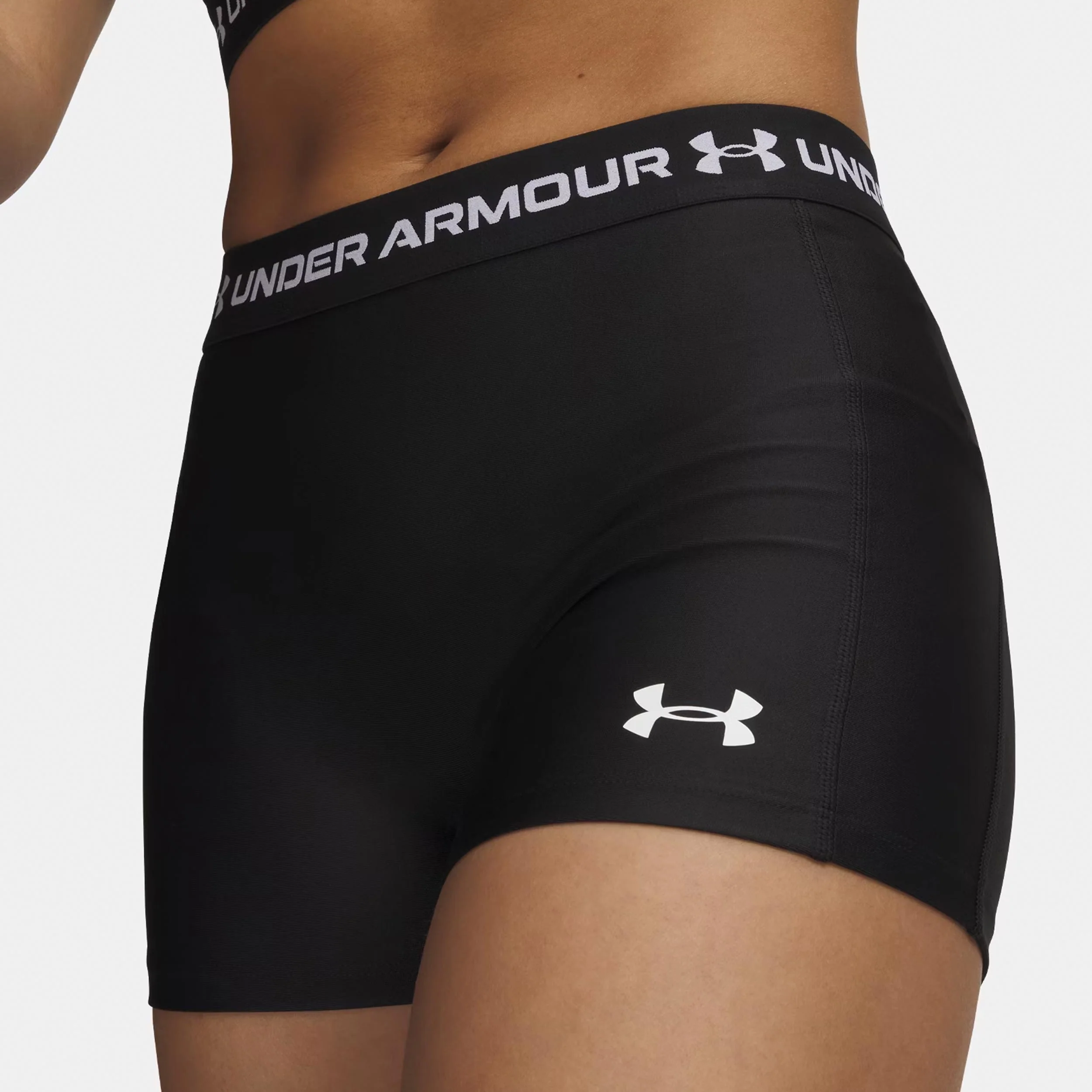 HeatGear Shorts Mujeres-negro, blanco - Image 4